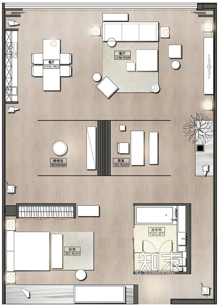 HSD琚宾丨新中式北京居然之家丨SU模型+CAD施工图+实景相片丨158M施工图下载【ID:535489560】