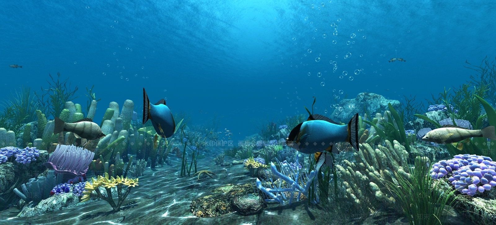 现代海底世界3D模型下载【ID:835527829】