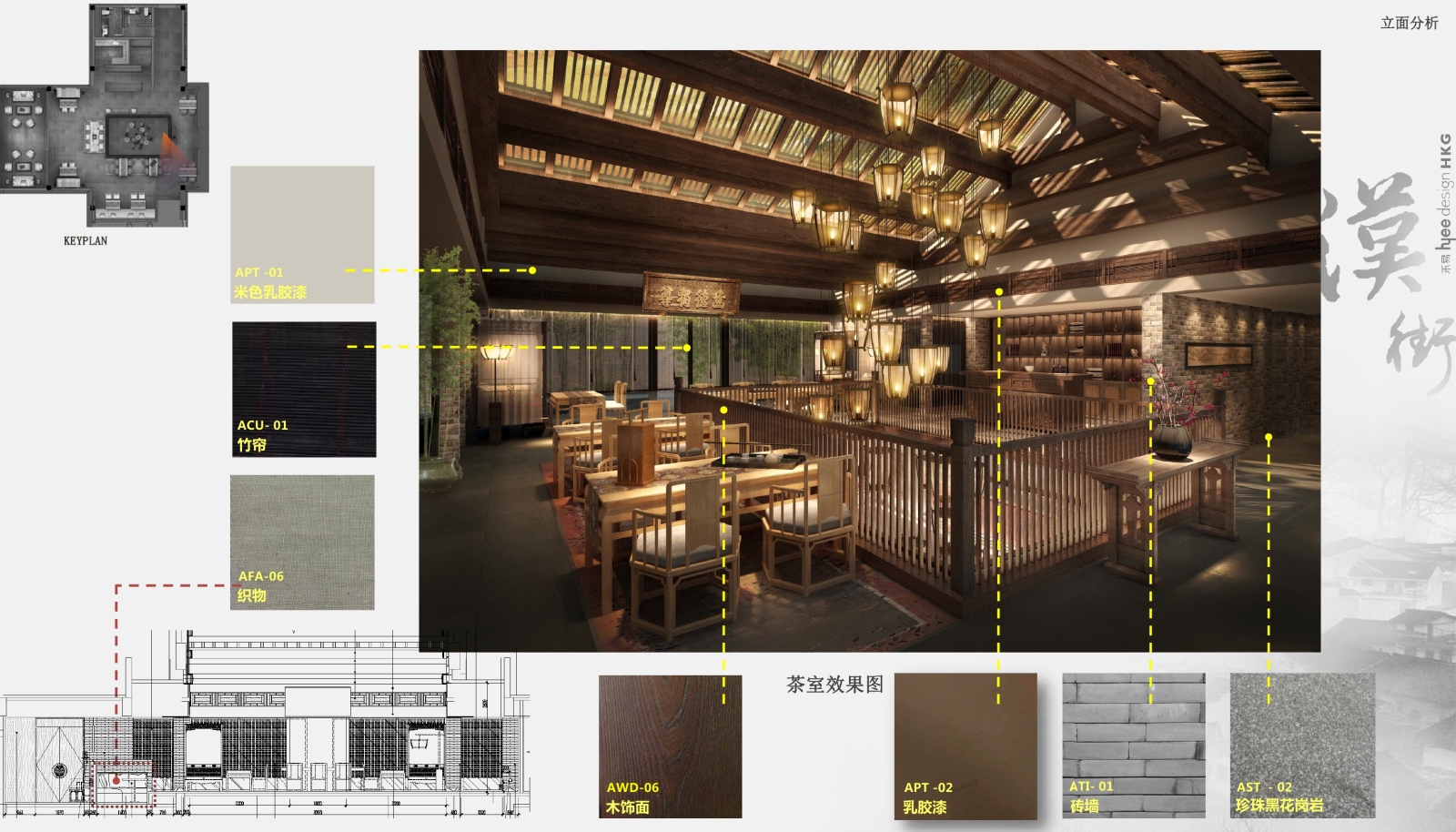 新中式民宿客栈效果图+CAD施工图cad施工图下载【ID:635628653】