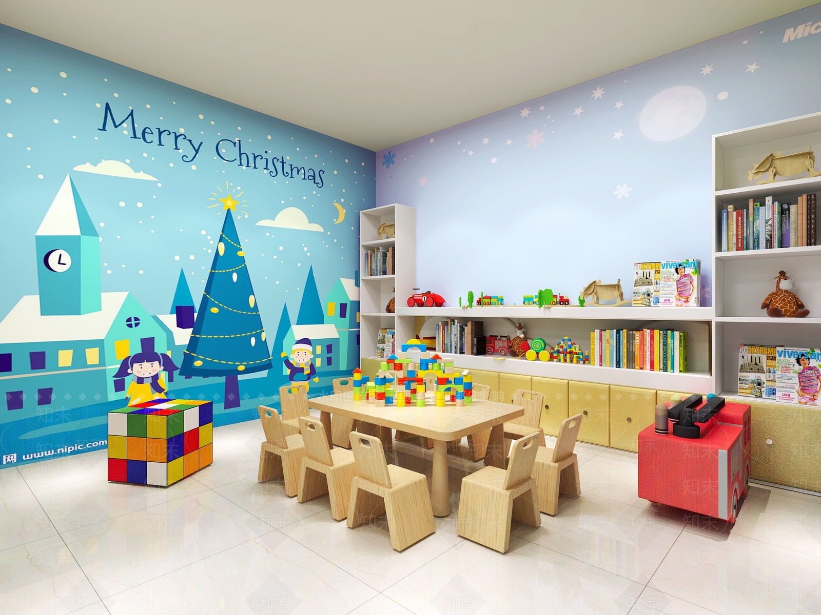 现代玩具店3D模型下载【ID:735678039】