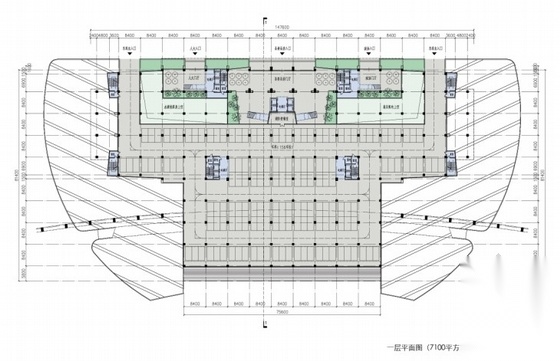 [上海]某十二层办公楼建筑方案文本（含CAD）cad施工图下载【ID:168319151】