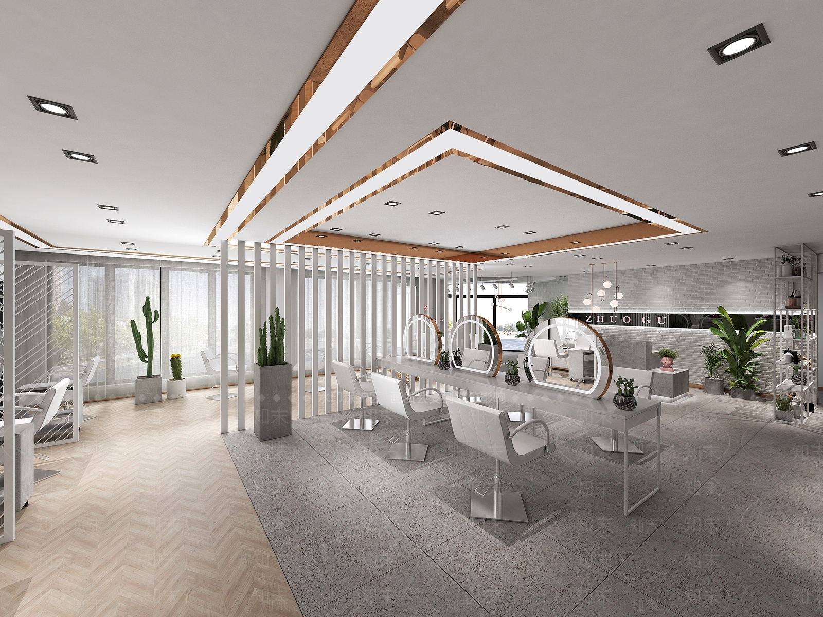 北欧现代理发店3D模型下载【ID:935857743】