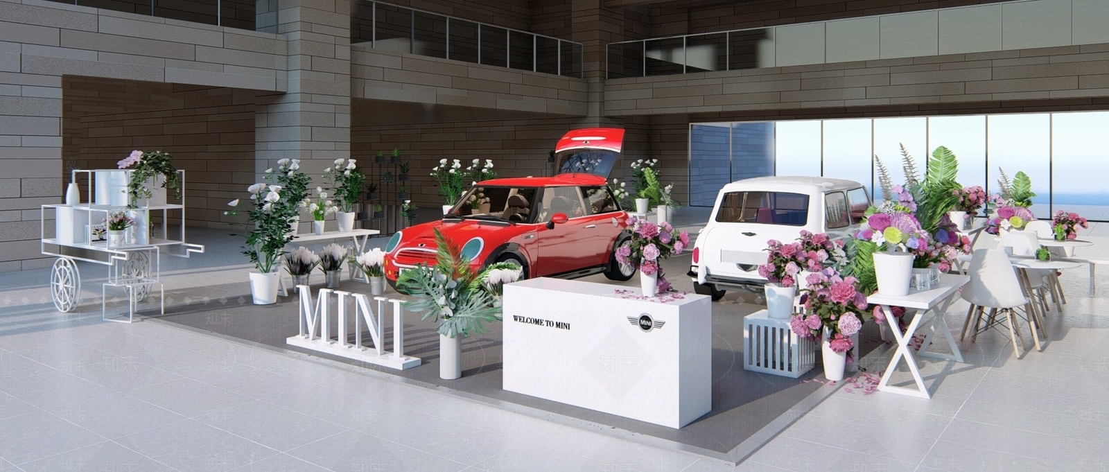 现代宝马mini车展SU模型下载【ID:235940581】