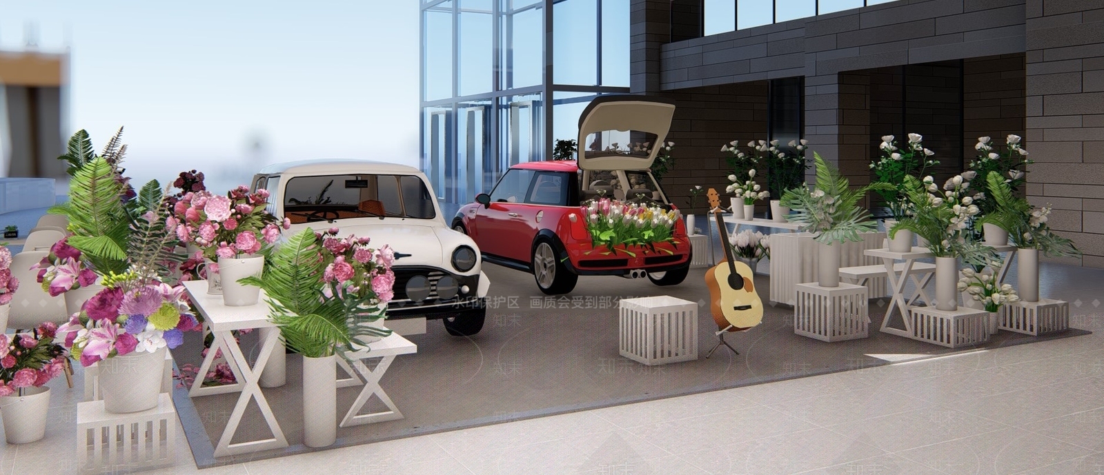 现代宝马mini车展SU模型下载【ID:235940581】