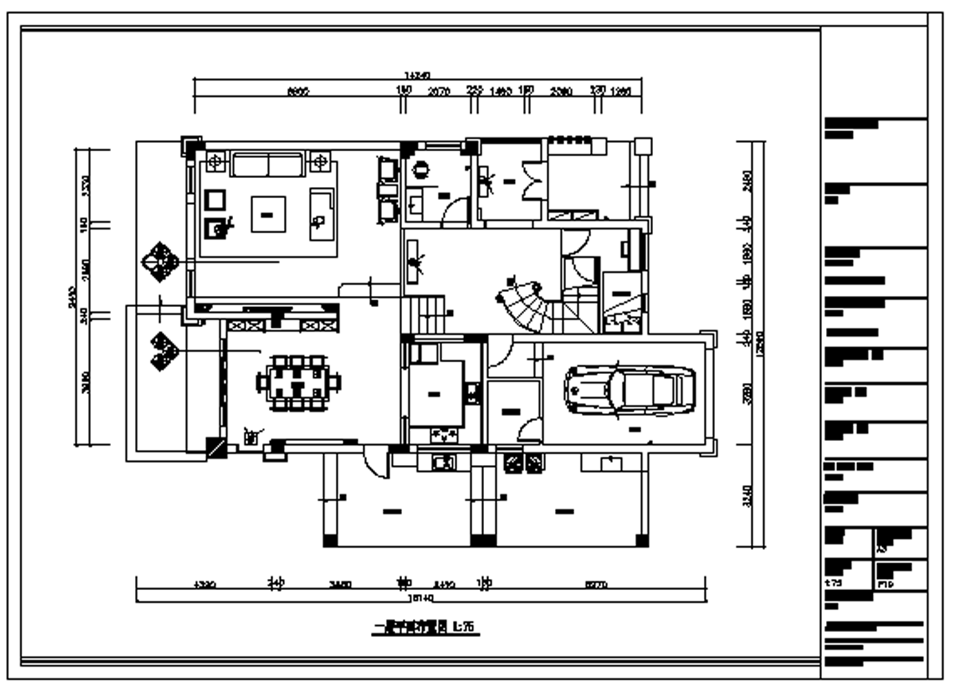 聚豪园叶先生别墅全套CAD施工图cad施工图下载【ID:536018474】