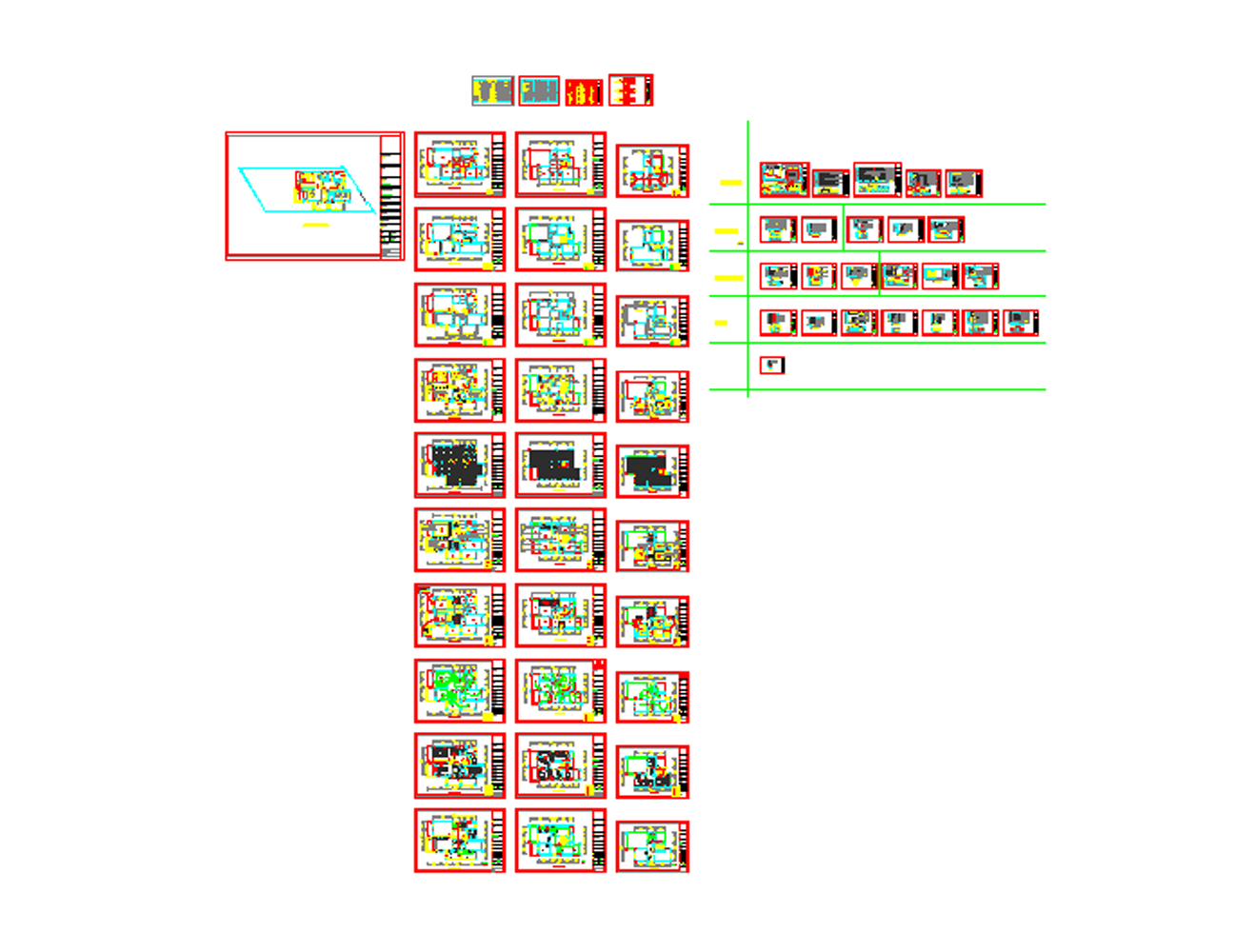 聚豪园叶先生别墅全套CAD施工图cad施工图下载【ID:536018474】