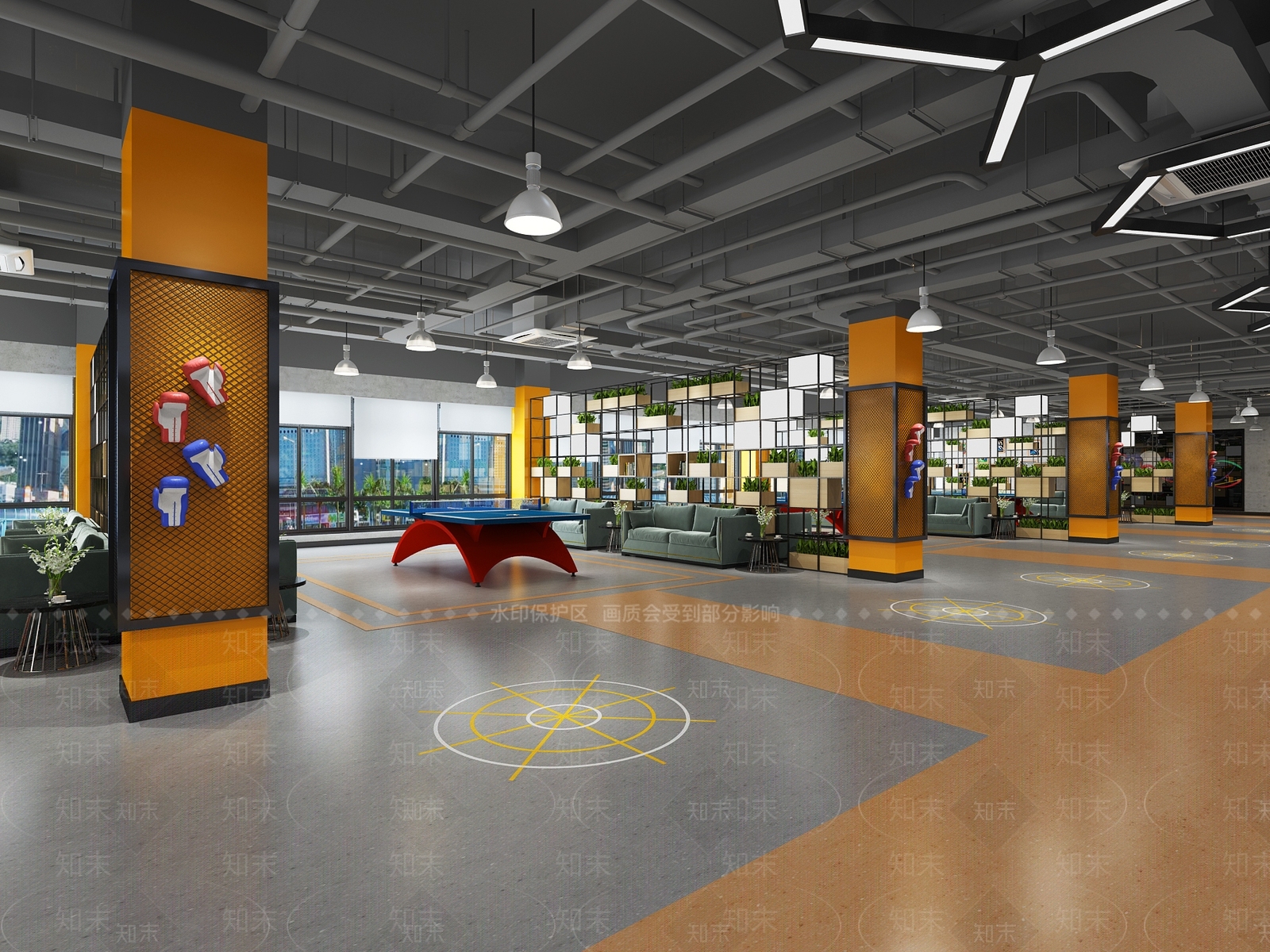 工业风乒乓球3D模型下载【ID:936063244】