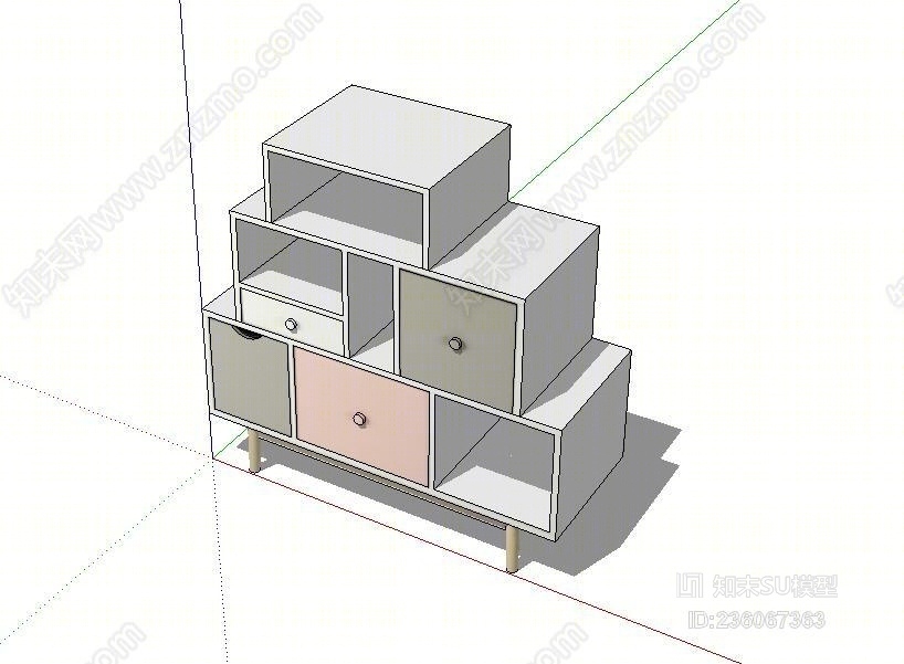 斗柜SU模型下载【ID:236067363】