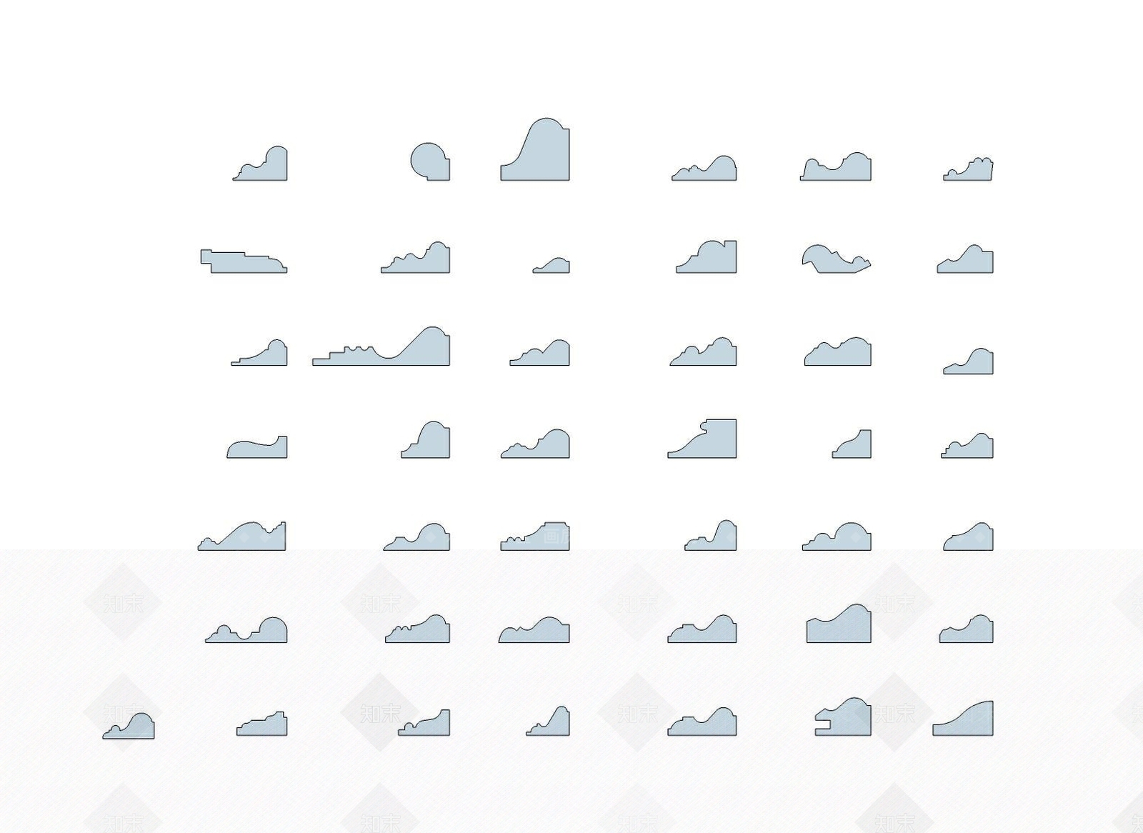 石膏线条石膏线门框线门窗线SU模型下载【ID:436257060】