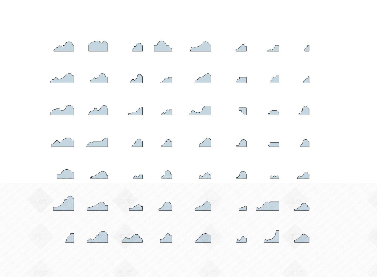 石膏线条石膏线门框线门窗线SU模型下载【ID:436257063】