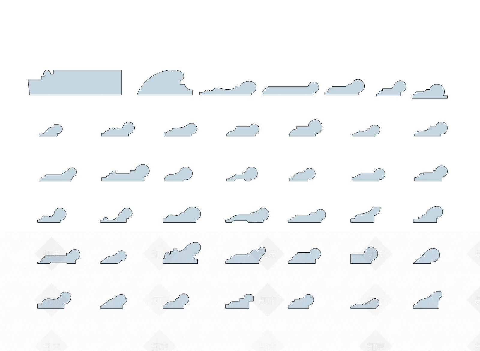 石膏线条石膏线门框线门窗线SU模型下载【ID:436257072】