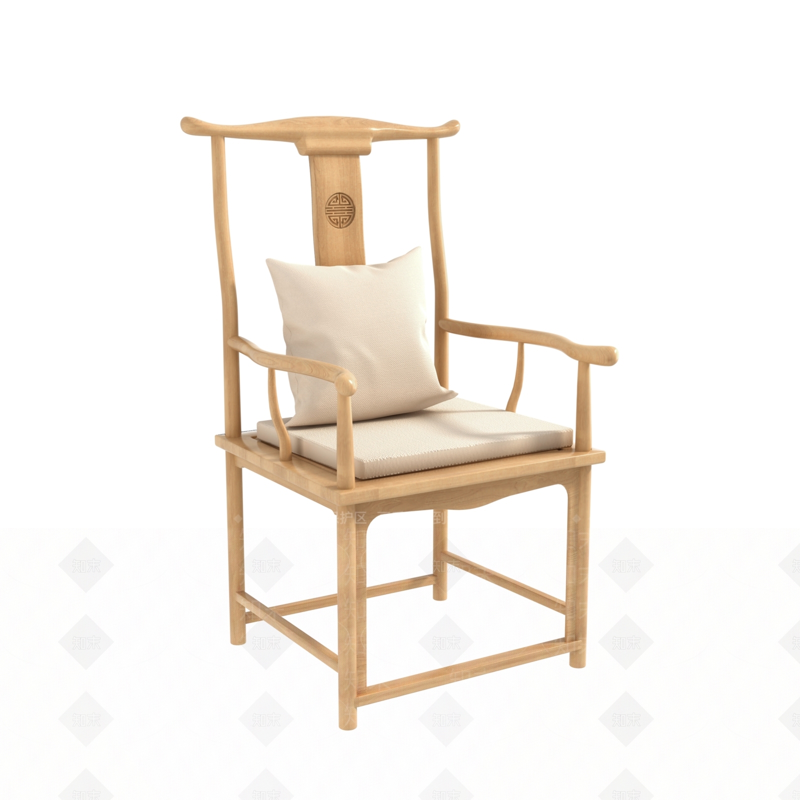 新中式禅意泡茶桌椅茶具装饰柜组合3D模型下载【ID:336260076】