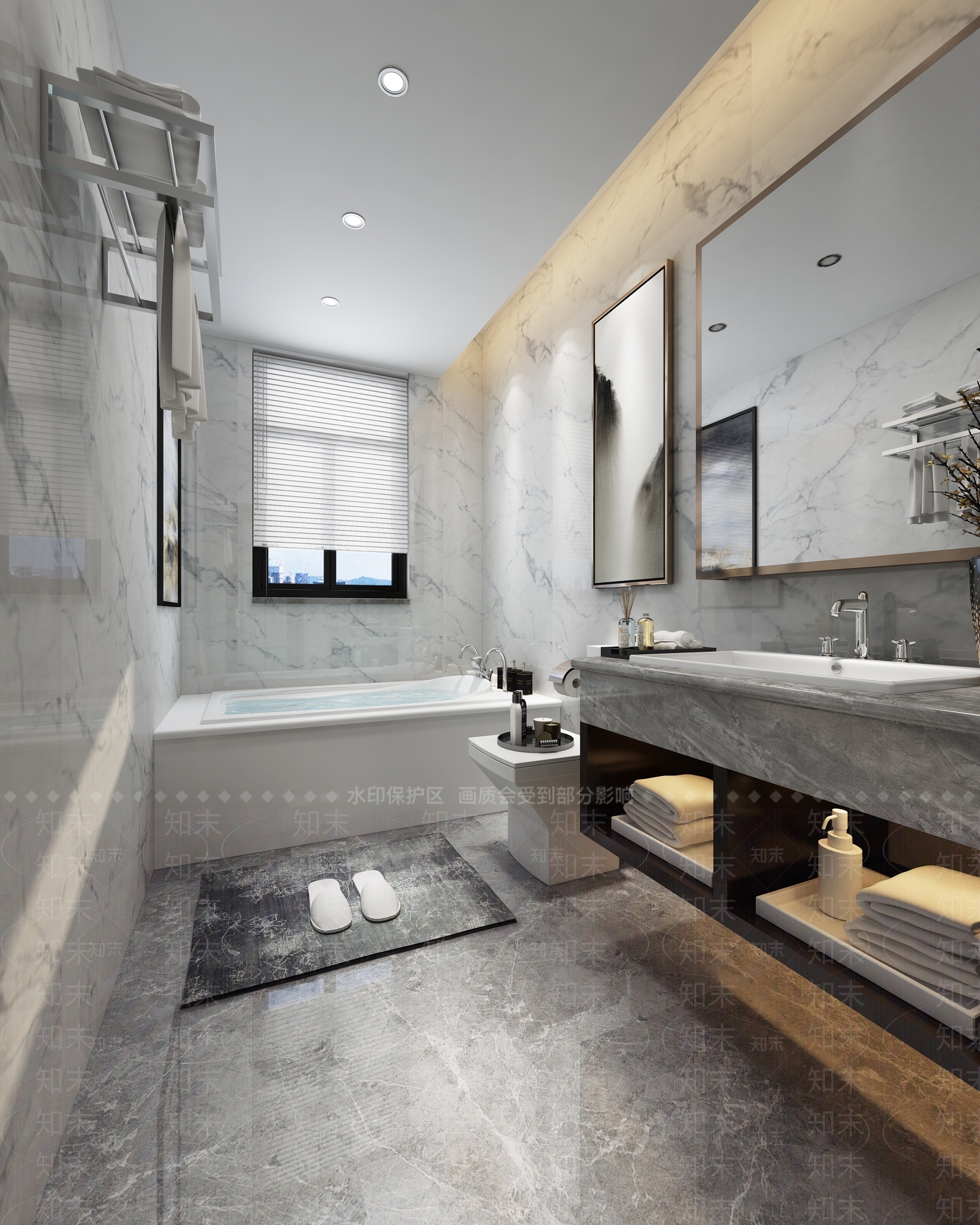 现代镜子3D模型下载【ID:837124635】