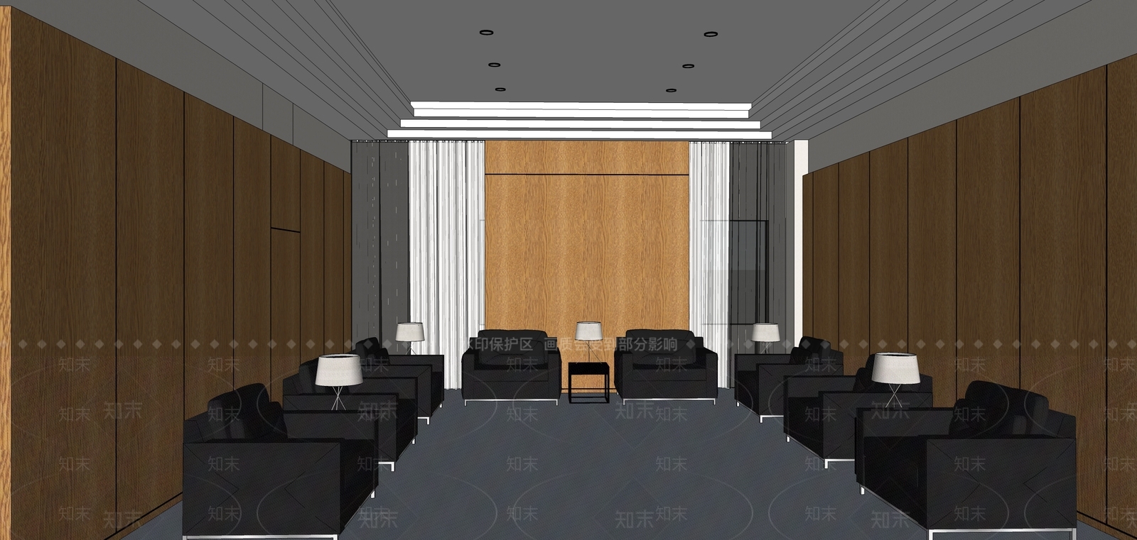 贵宾接待室SU模型下载【ID:937126100】