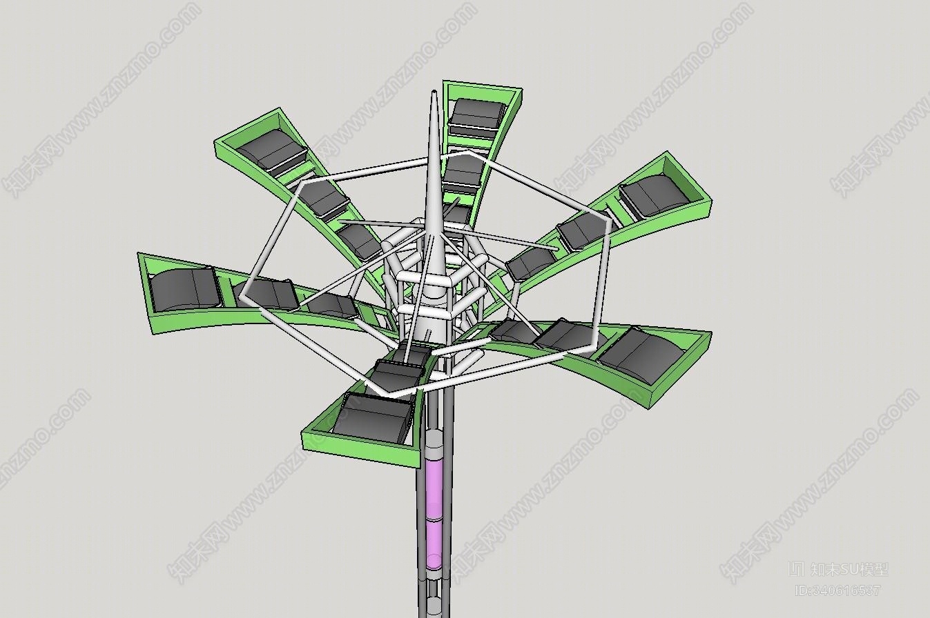 路灯SU模型下载【ID:340616537】