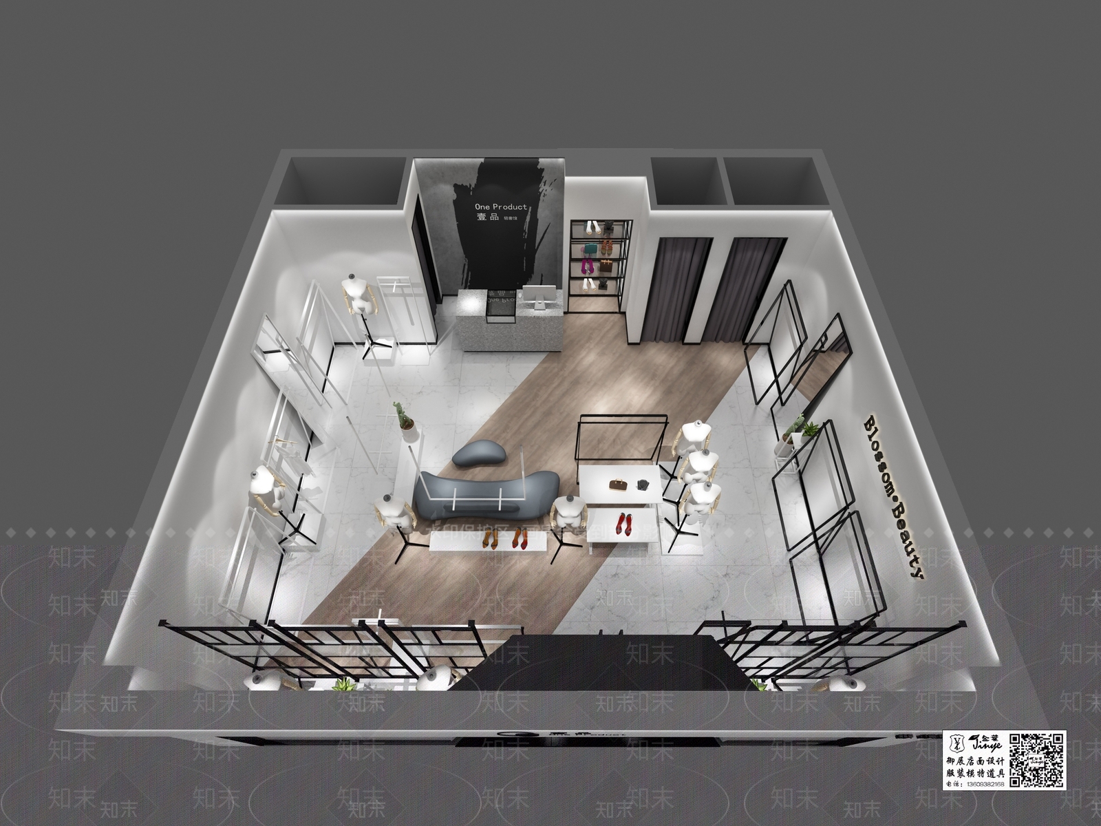 服装店3D模型精品下载_3dmax模型_知末网