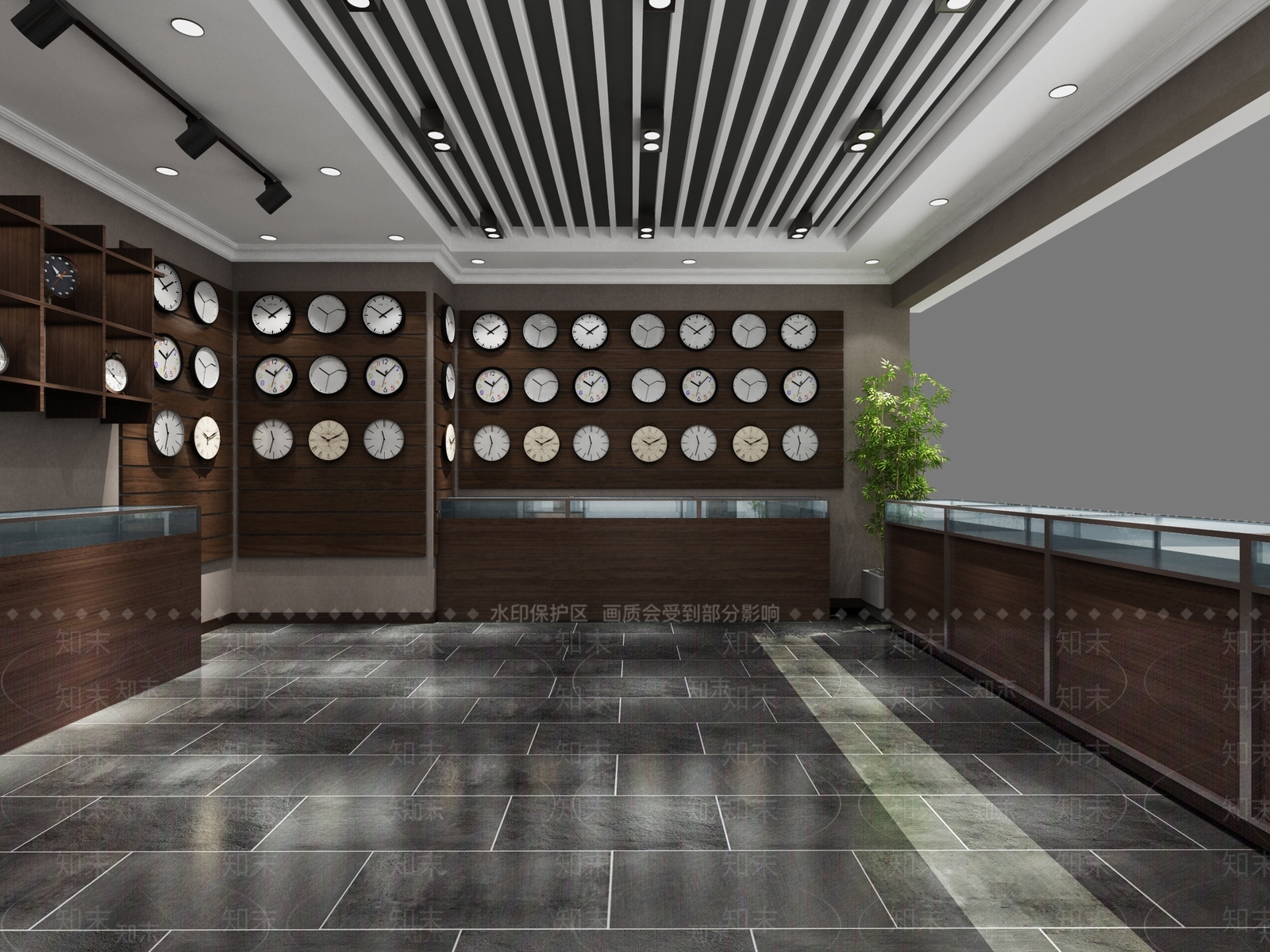 中式钟表店3D模型下载【ID:540668414】