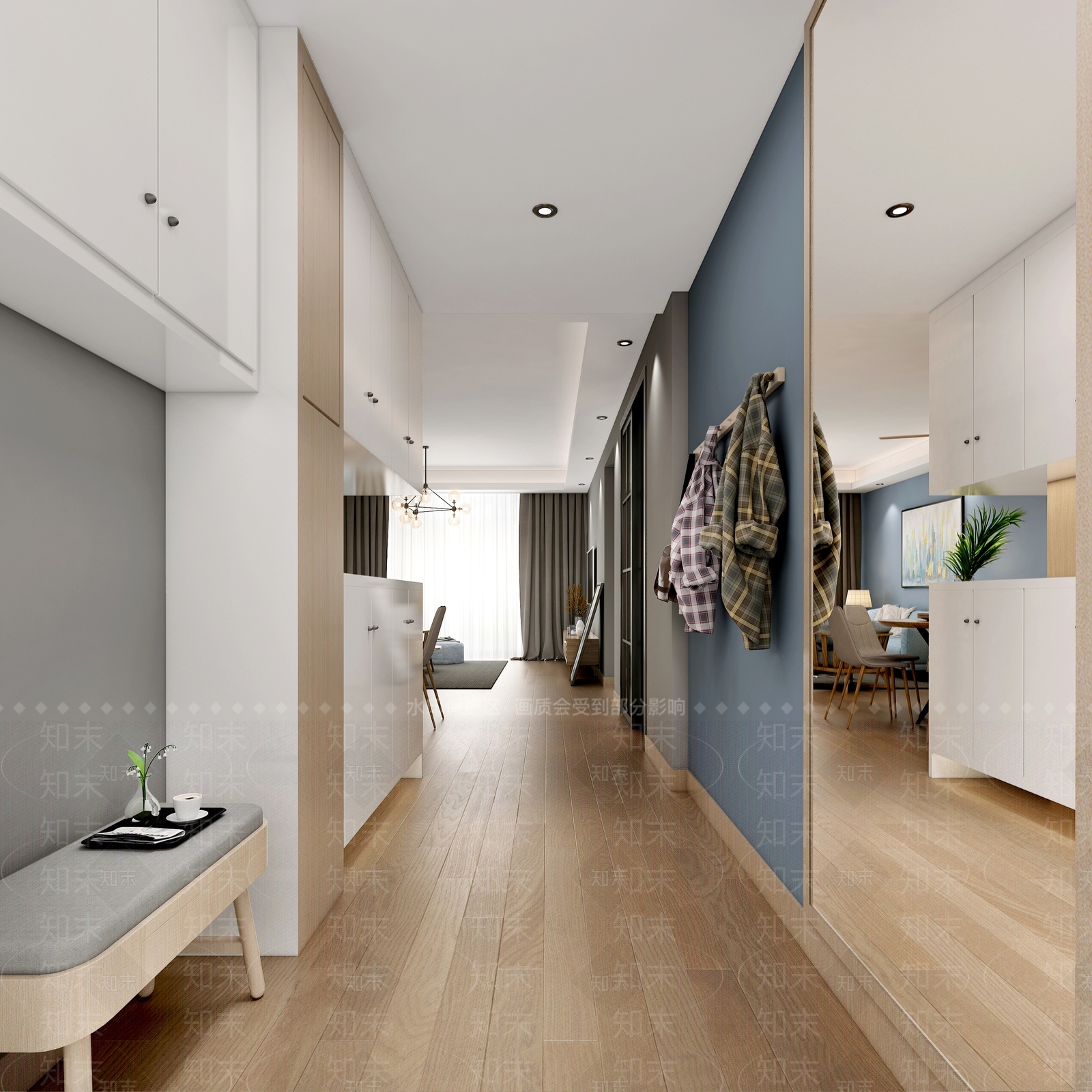 北欧衣帽架3D模型下载【ID:240682797】