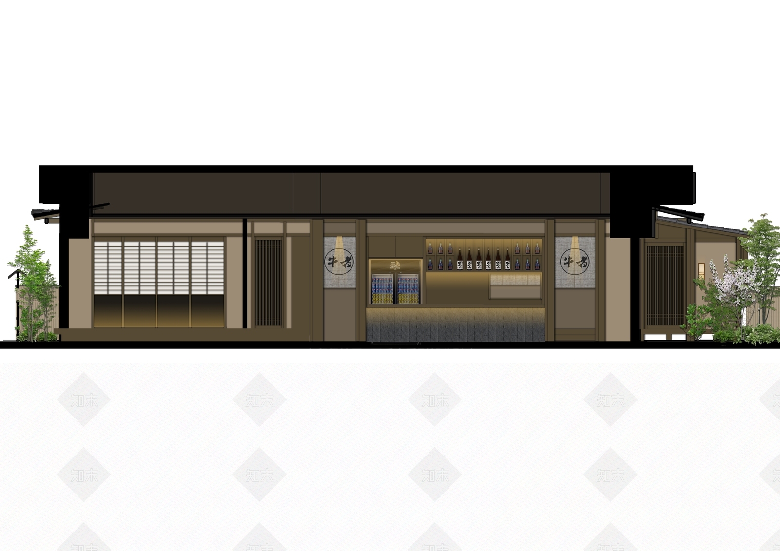 日式烤肉料理店SU模型下载【ID:840688608】