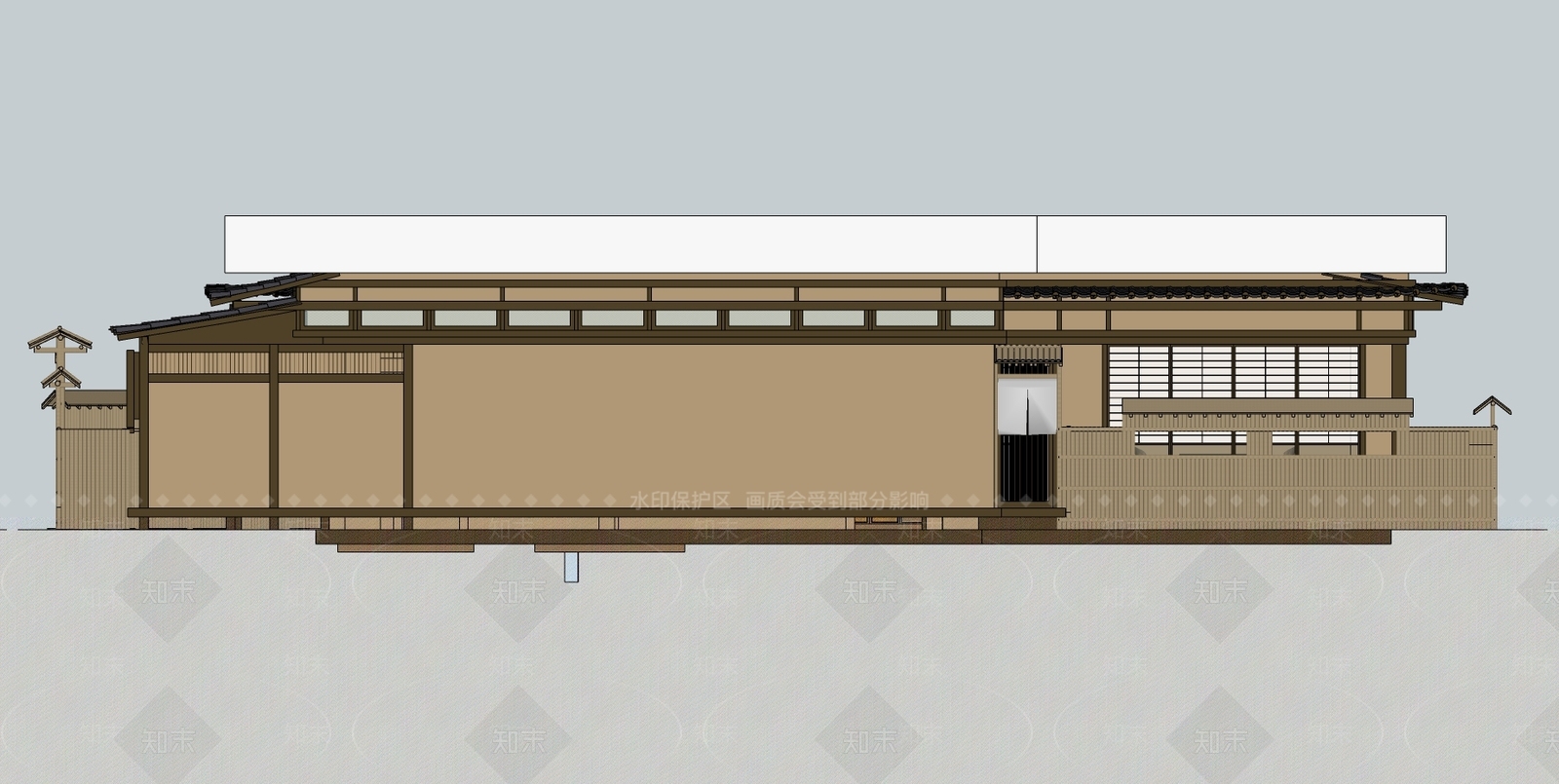 日式烤肉料理店SU模型下载【ID:840688608】