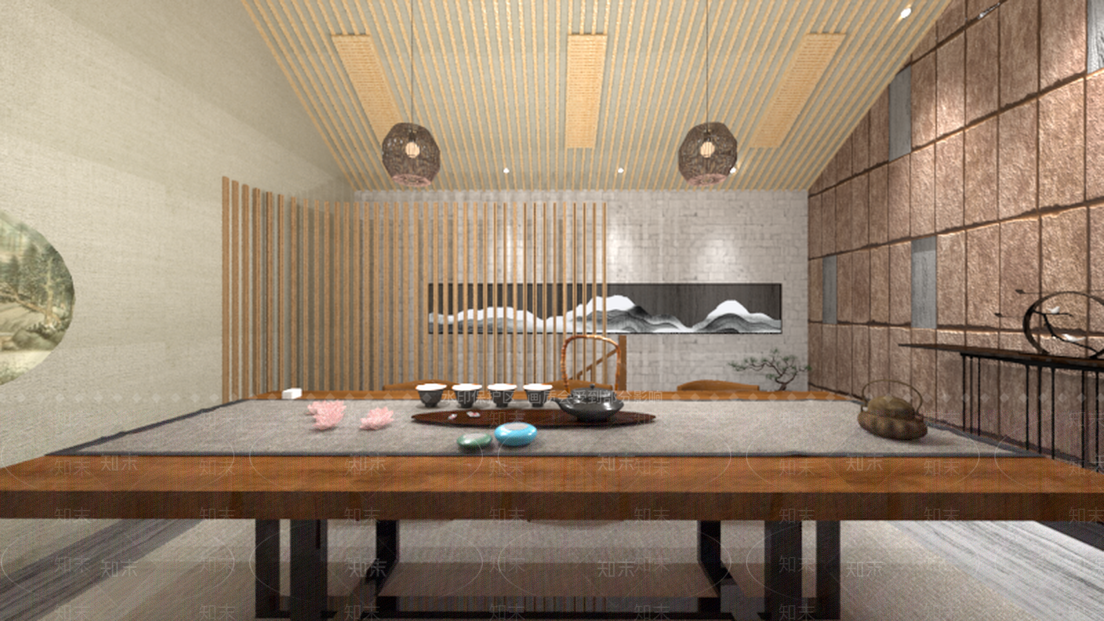 休闲茶吧SU模型下载【ID:940808392】