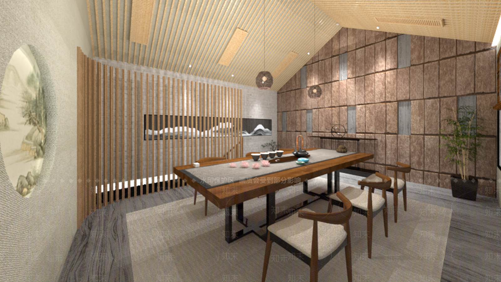 休闲茶吧SU模型下载【ID:940808392】