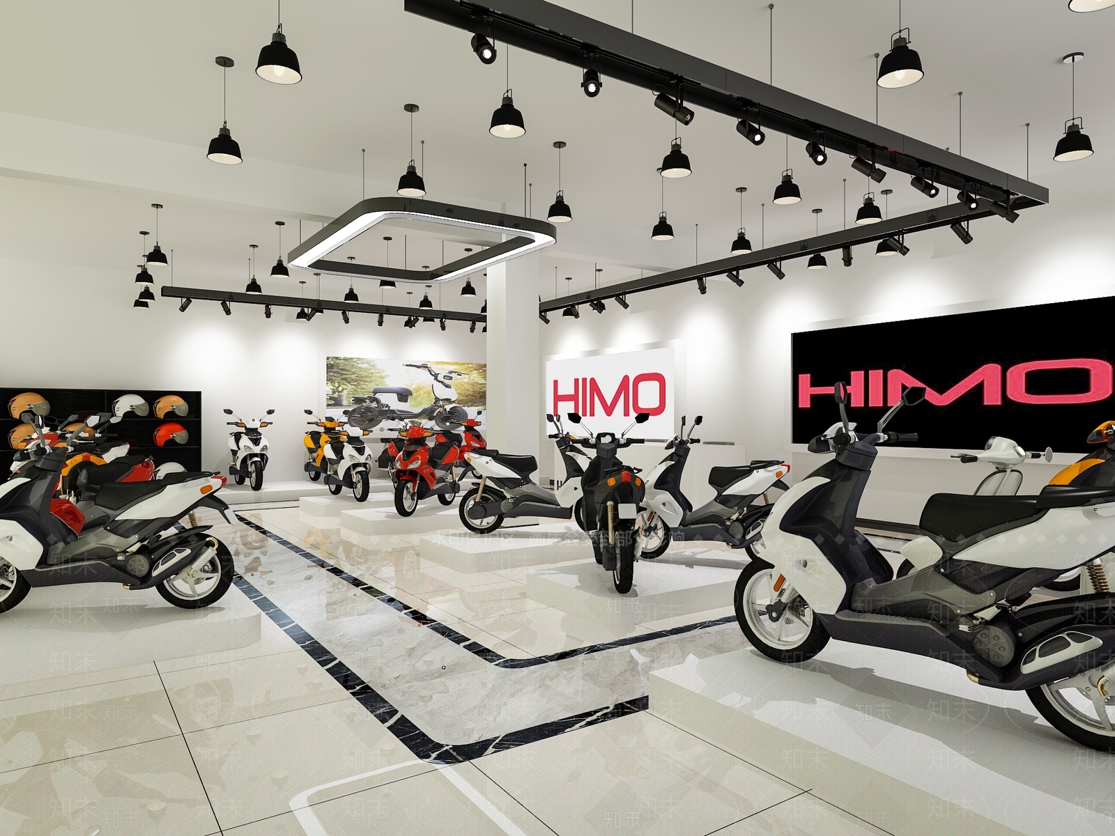 现代电动车3D模型下载【ID:240814829】