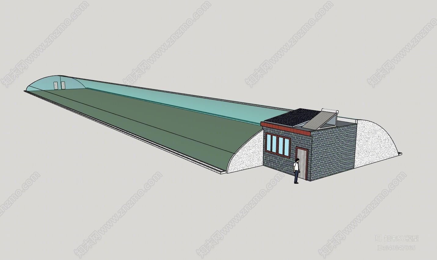 农业大棚SU模型下载【ID:840847065】
