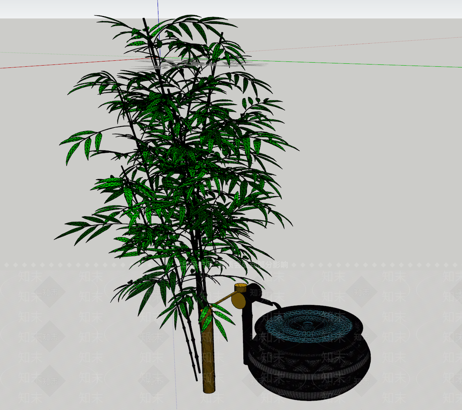 竹子SU模型下载【ID:140914753】