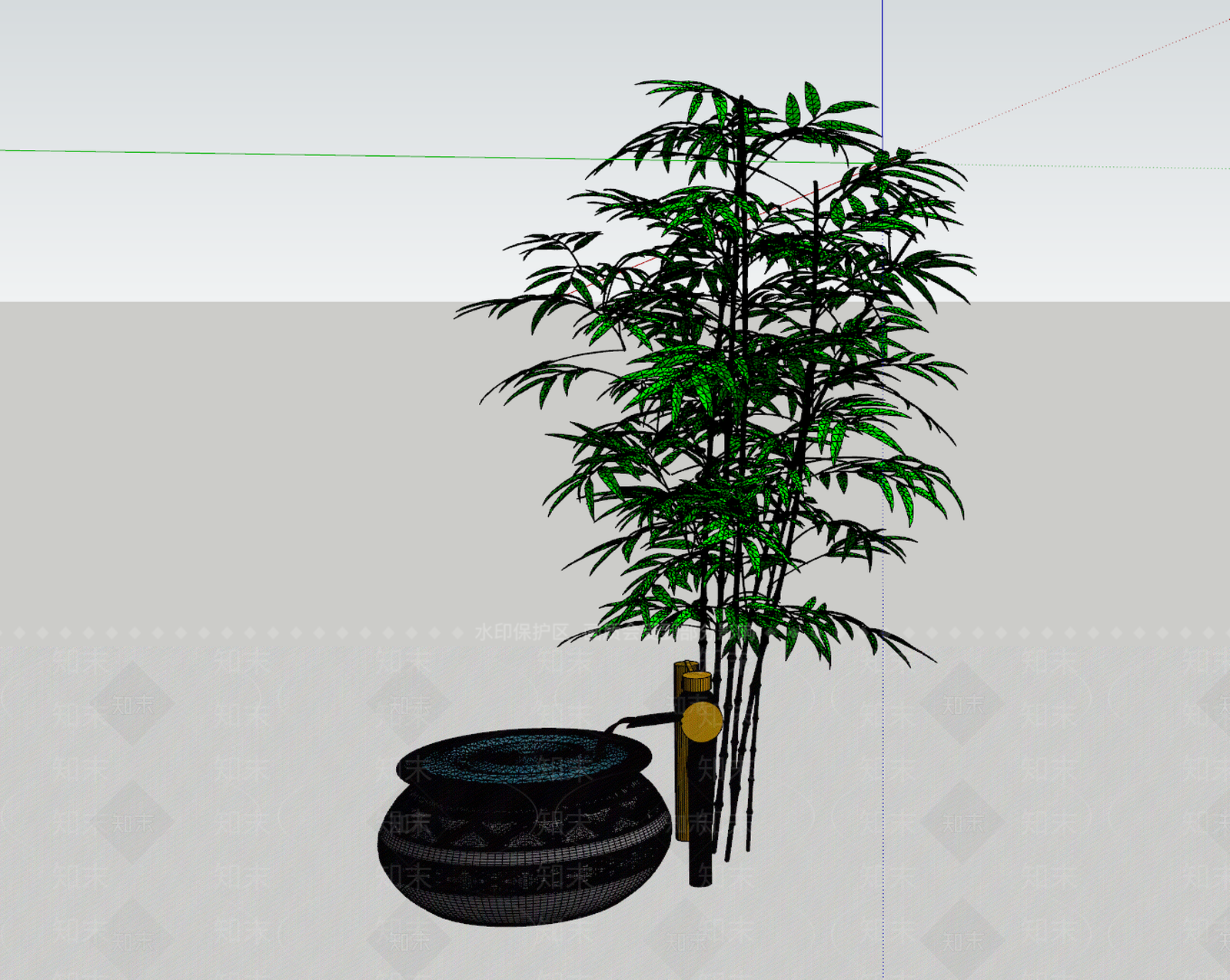 竹子SU模型下载【ID:140914753】