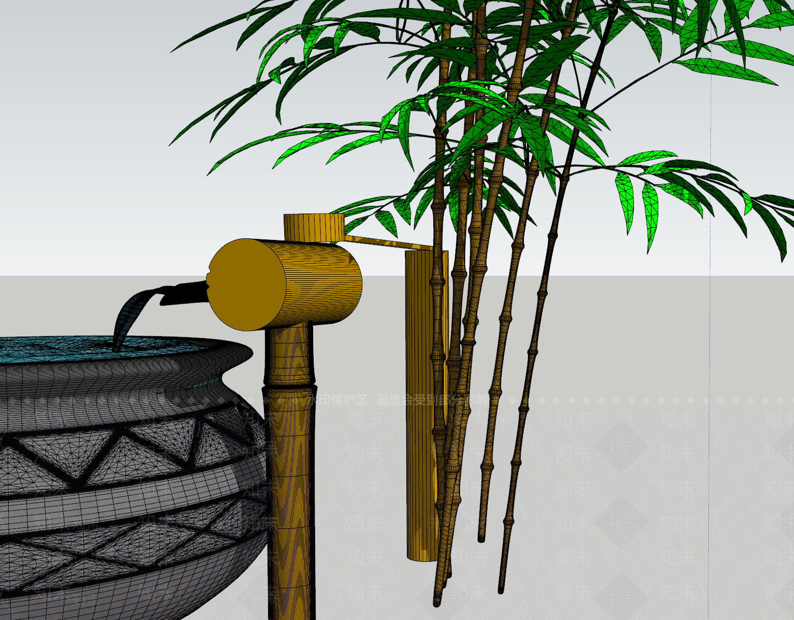 竹子SU模型下载【ID:140914753】