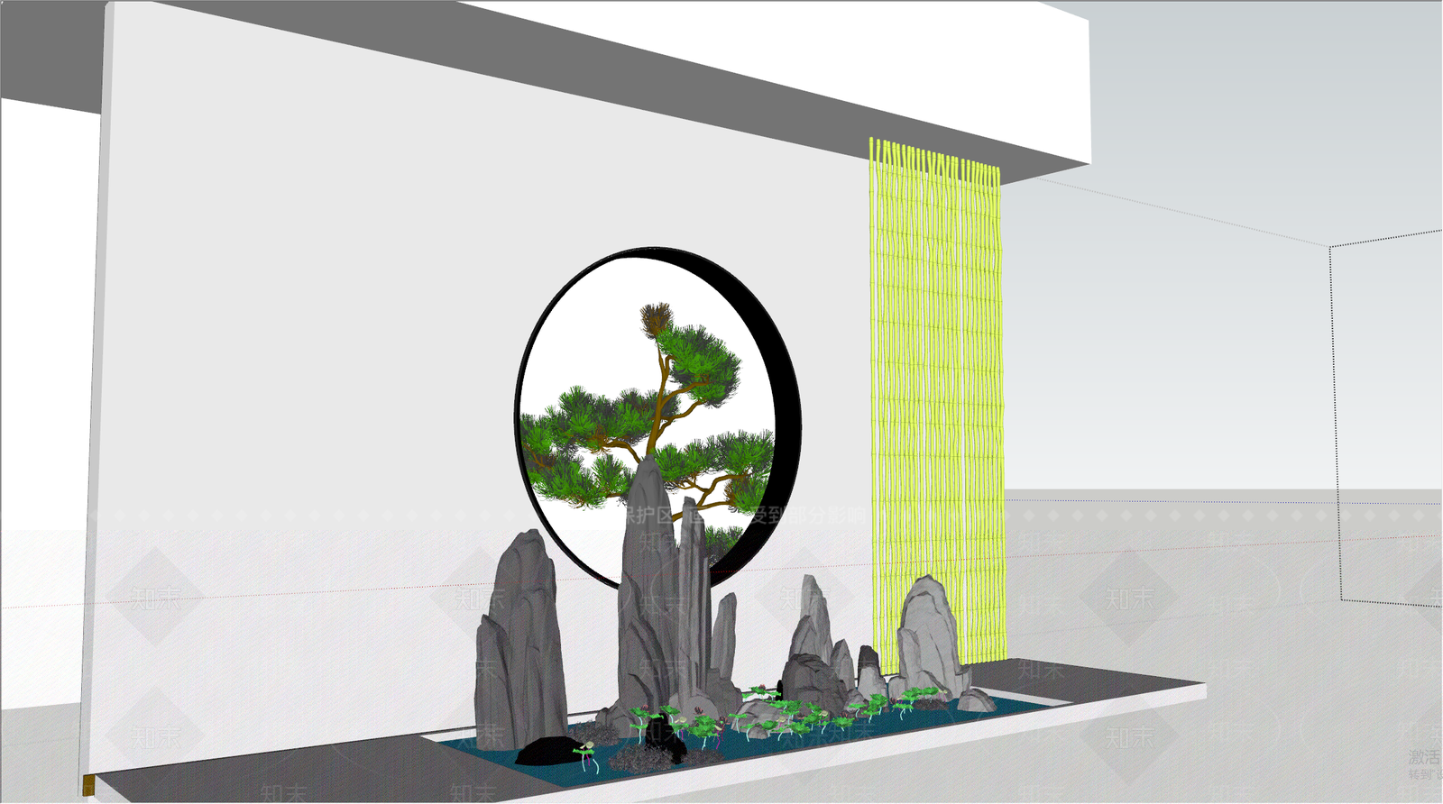 竹子SU模型下载【ID:740915444】