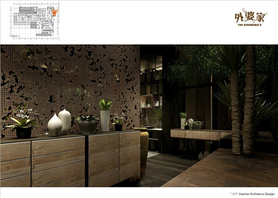 现代工业风loft餐厅餐饮案例cad施工图下载【ID:640963730】