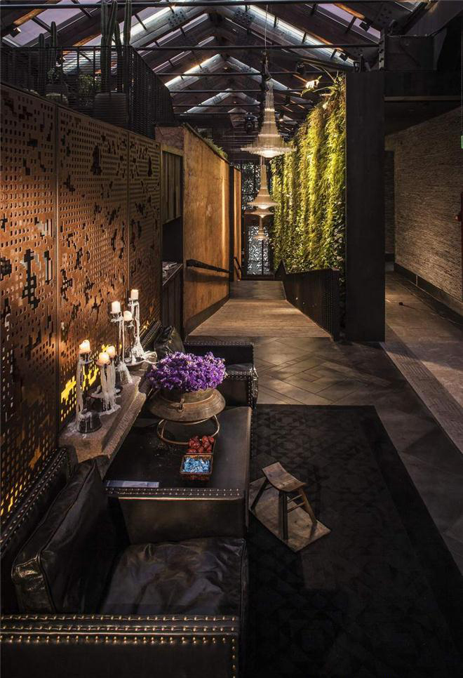现代工业风loft餐厅餐饮案例cad施工图下载【ID:640963730】