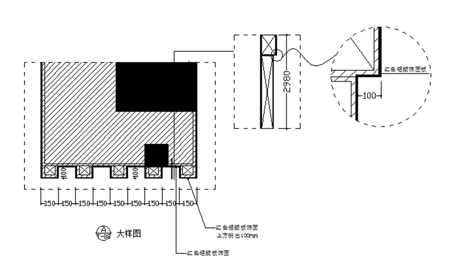 苏阳红家具展厅南马专卖店施工图及效果图cad施工图下载【ID:441286676】