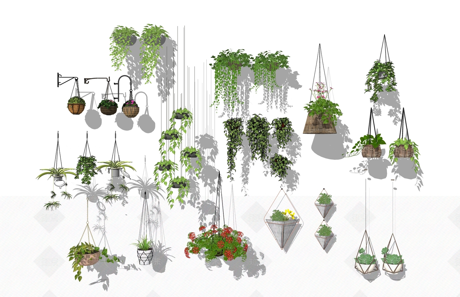 吊篮SU模型下载【ID:141302860】