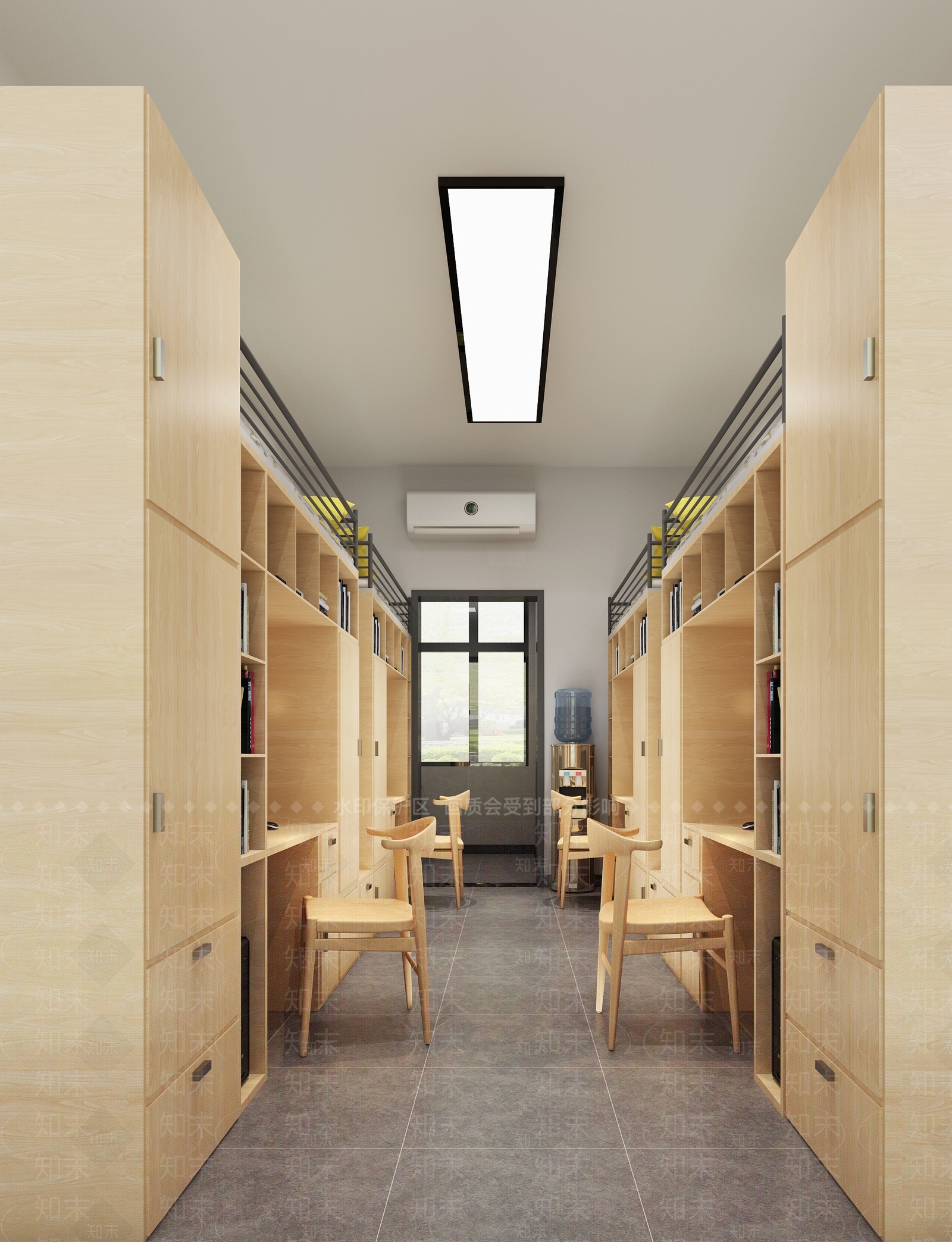 北欧高低床3D模型下载【ID:441327368】