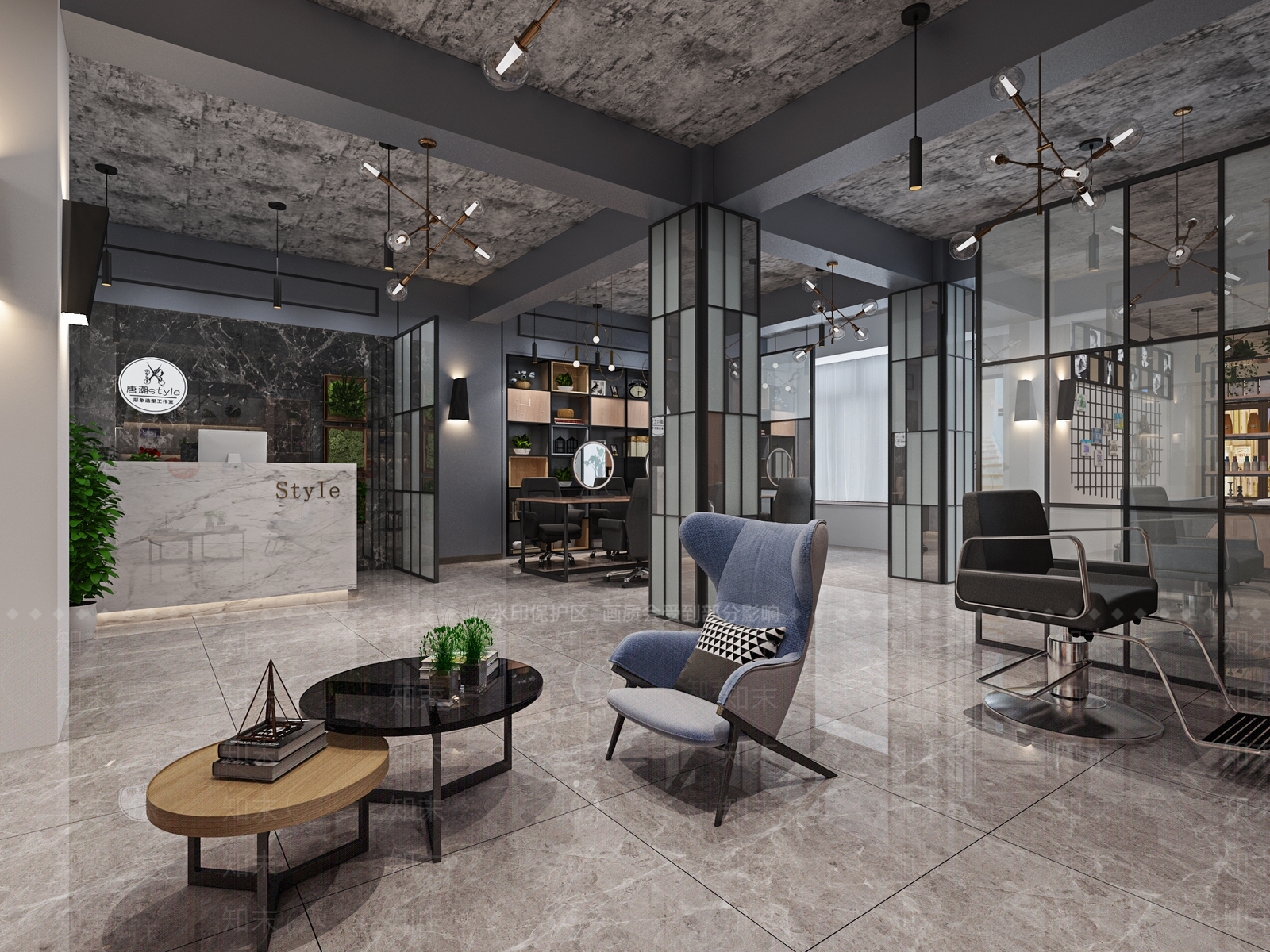 现代理发店3D模型下载【ID:941330735】