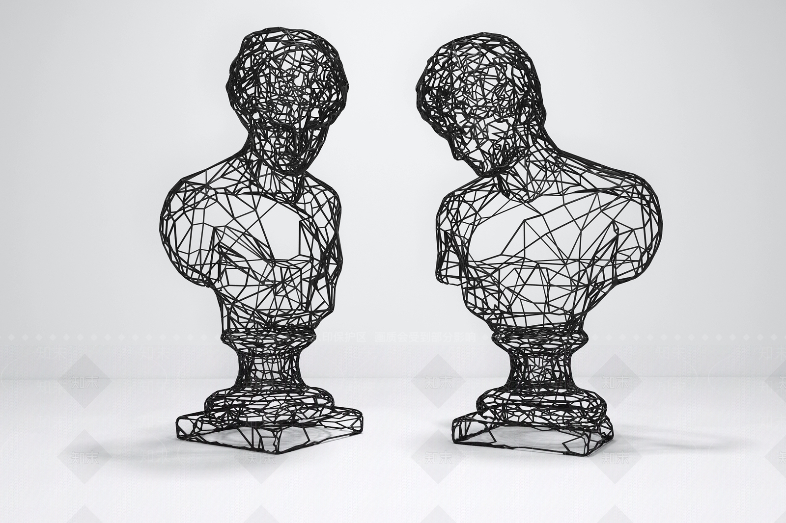 现代维纳斯摆件3D模型下载【ID:341334865】