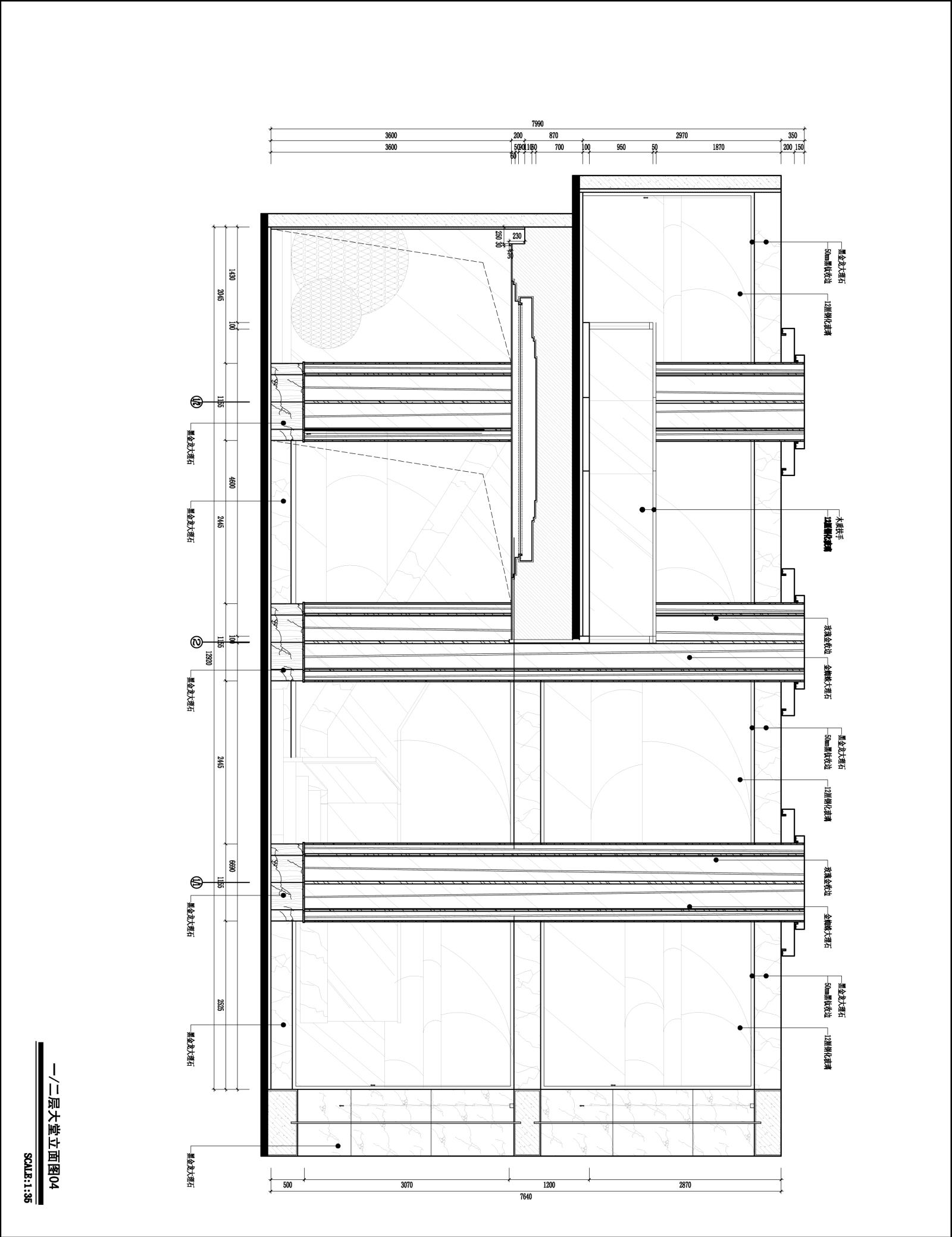 现代酒店餐饮餐厅CAD+施工图施工图下载【ID:641404753】