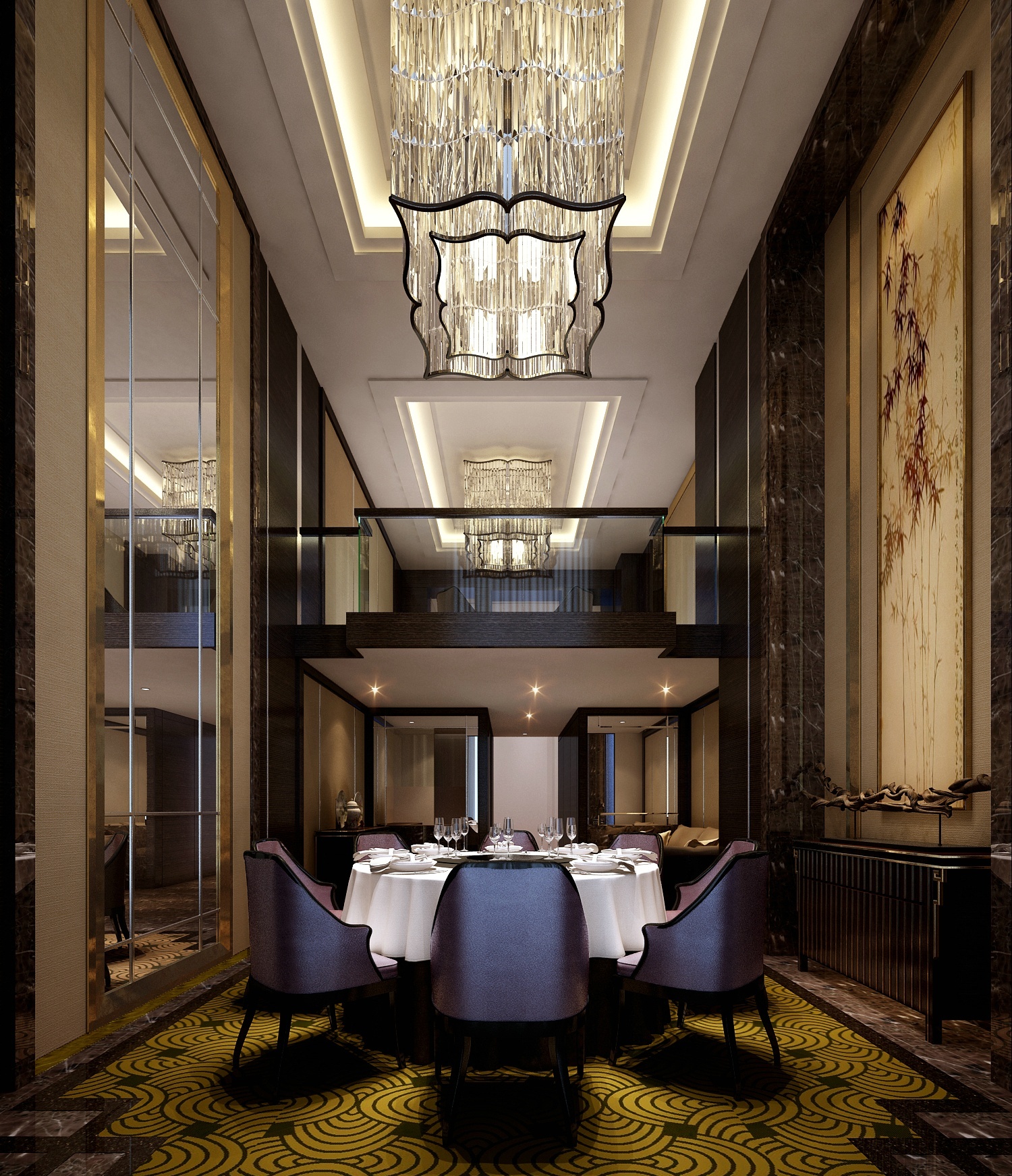 酒店餐饮餐厅会所CAD+施工图cad施工图下载【ID:641404691】