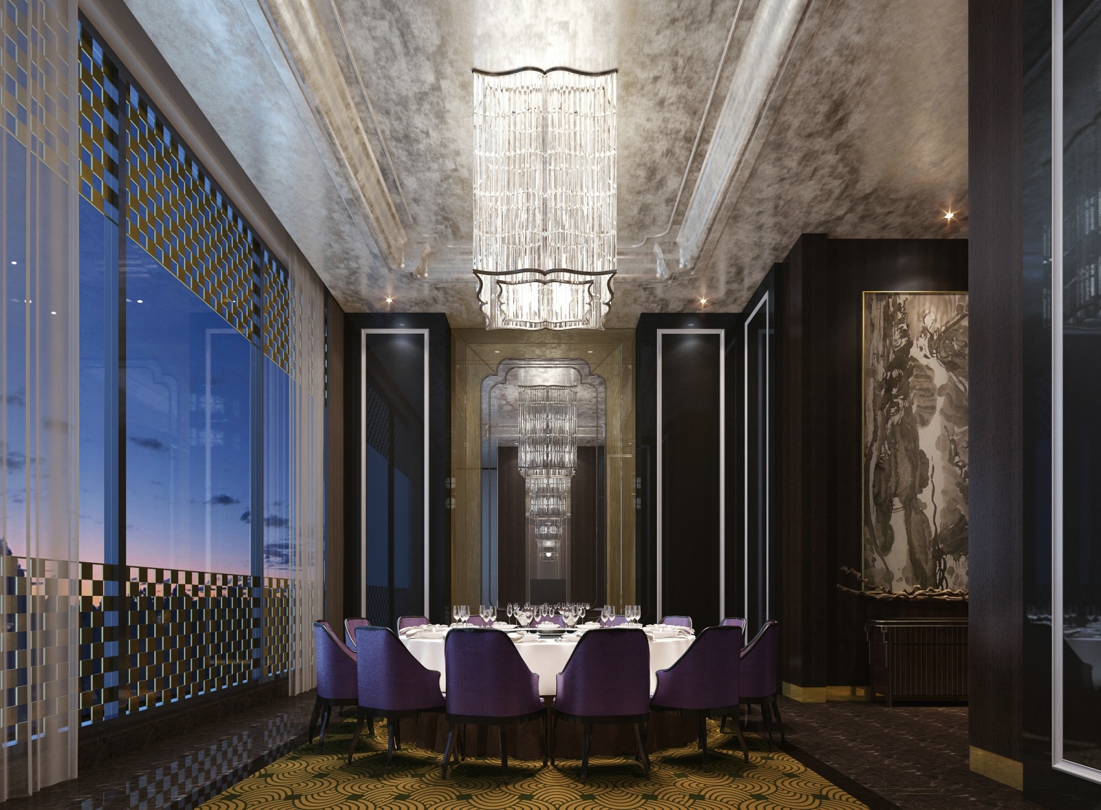酒店餐饮餐厅会所CAD+施工图cad施工图下载【ID:641404691】