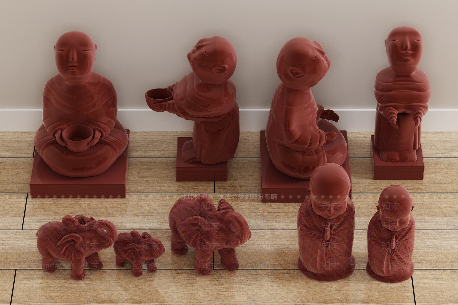 现代大象3D模型下载【ID:641426654】