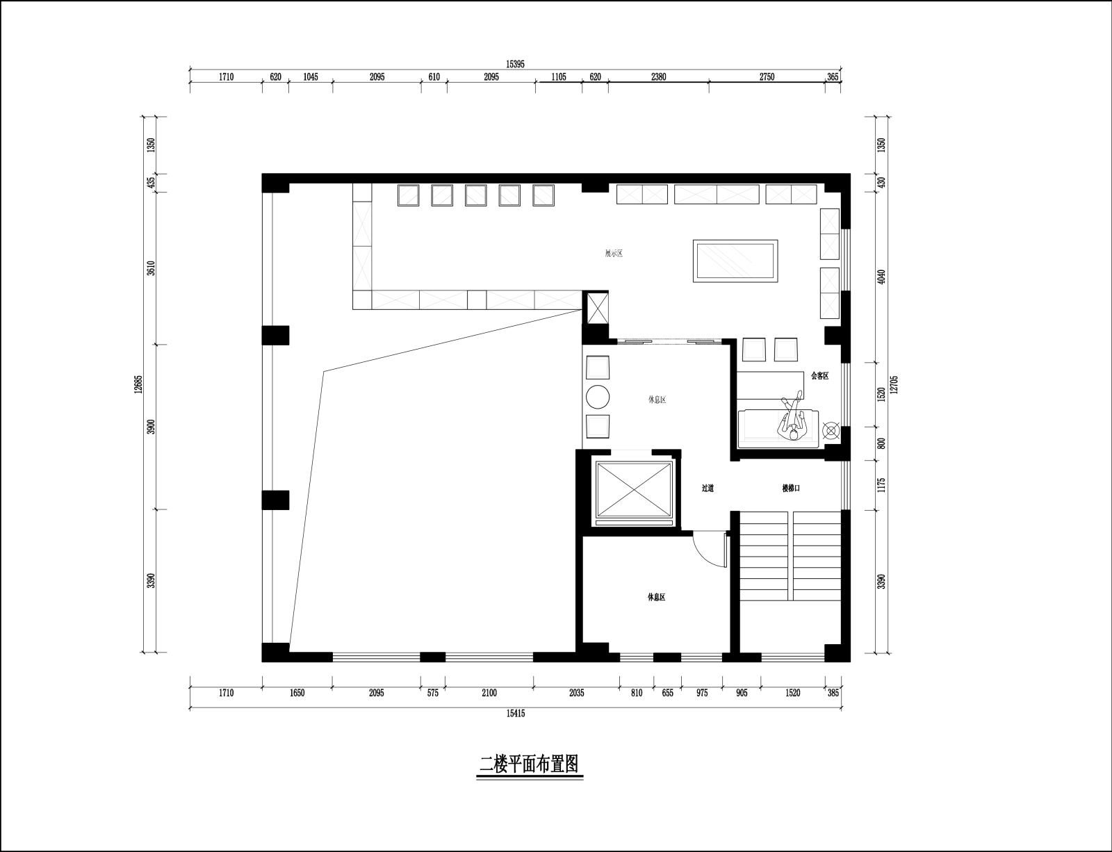 典当行混搭风格cad施工图下载【ID:741478771】