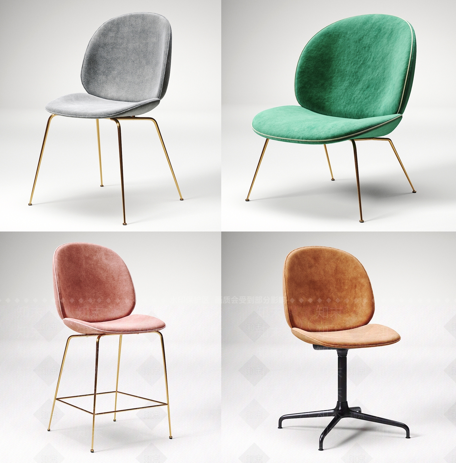 现代模型现代椅子3D模型下载【ID:241481440】