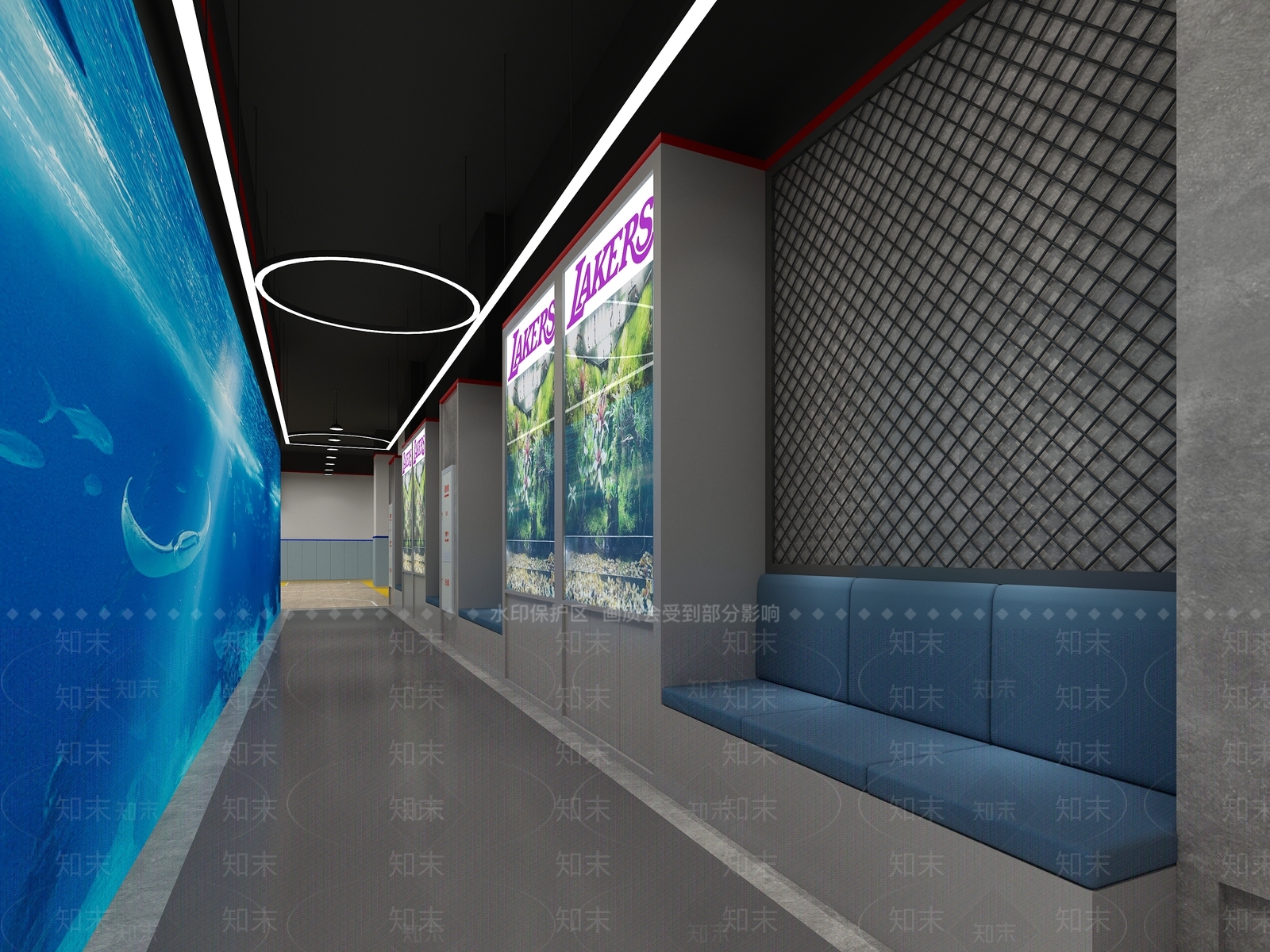 现代篮球馆3D模型下载【ID:241501220】