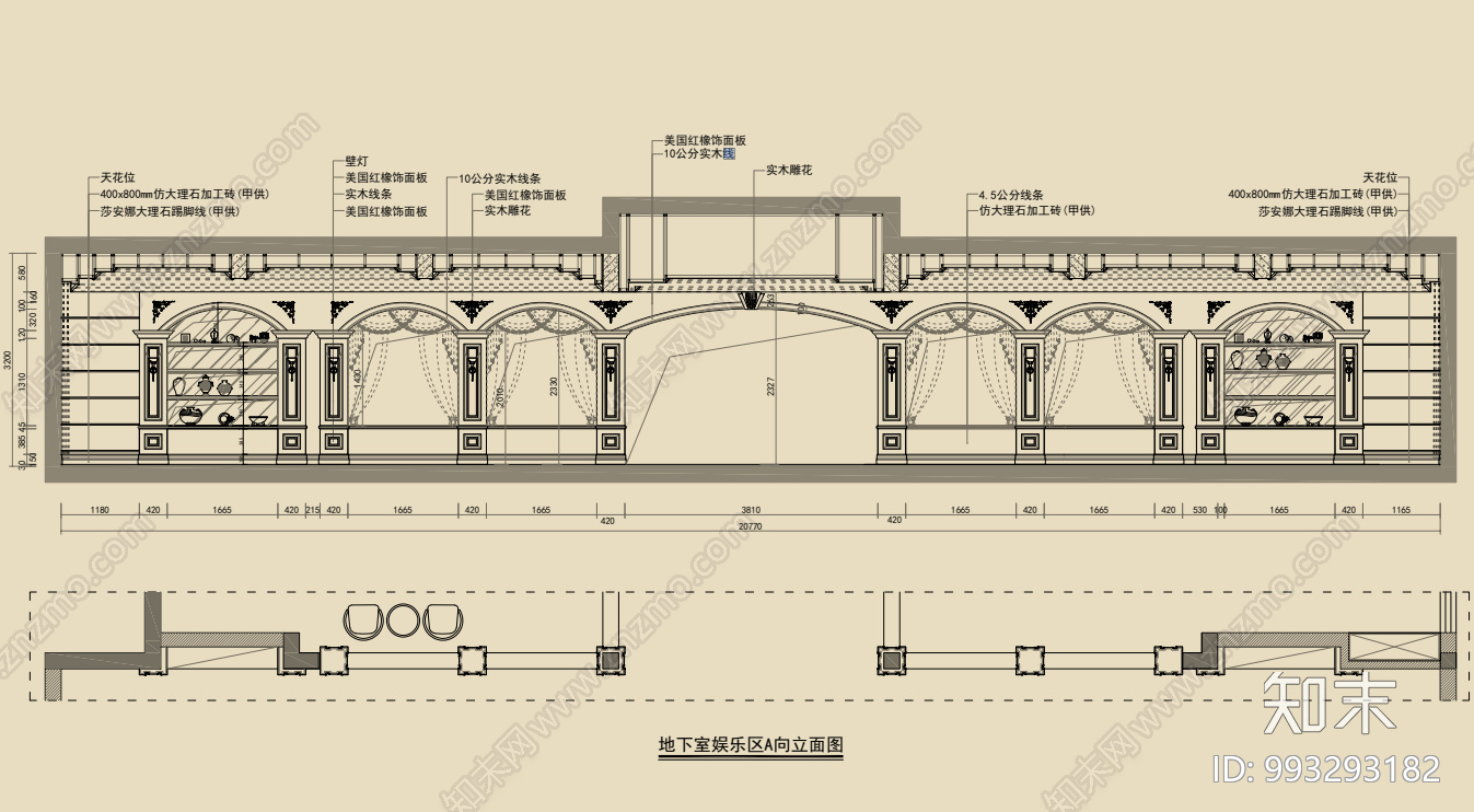 别墅cad施工图下载【ID:993293182】