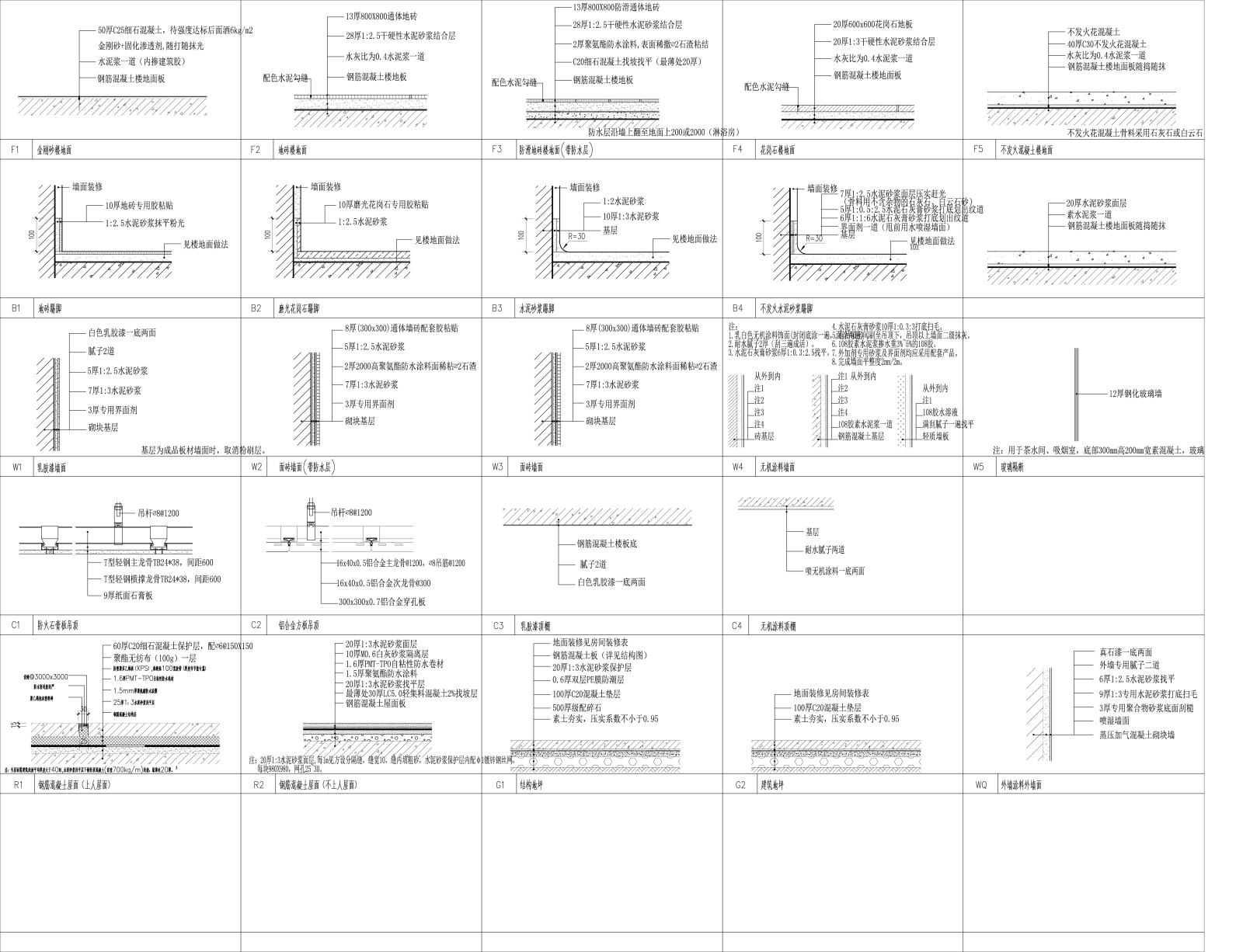 天花铝扣板节点施工图下载【ID:341551692】