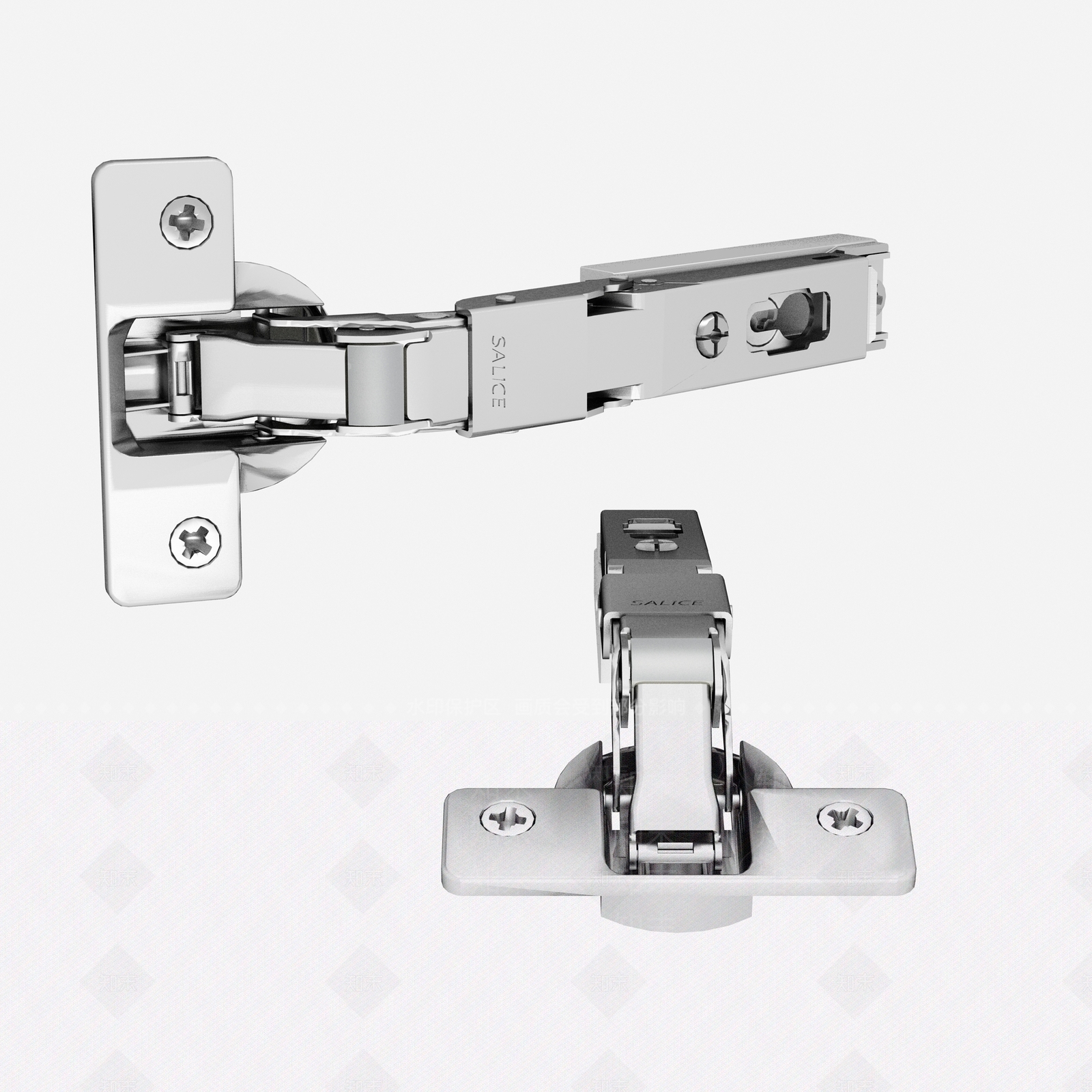 现代铰链3D模型下载【ID:741574365】