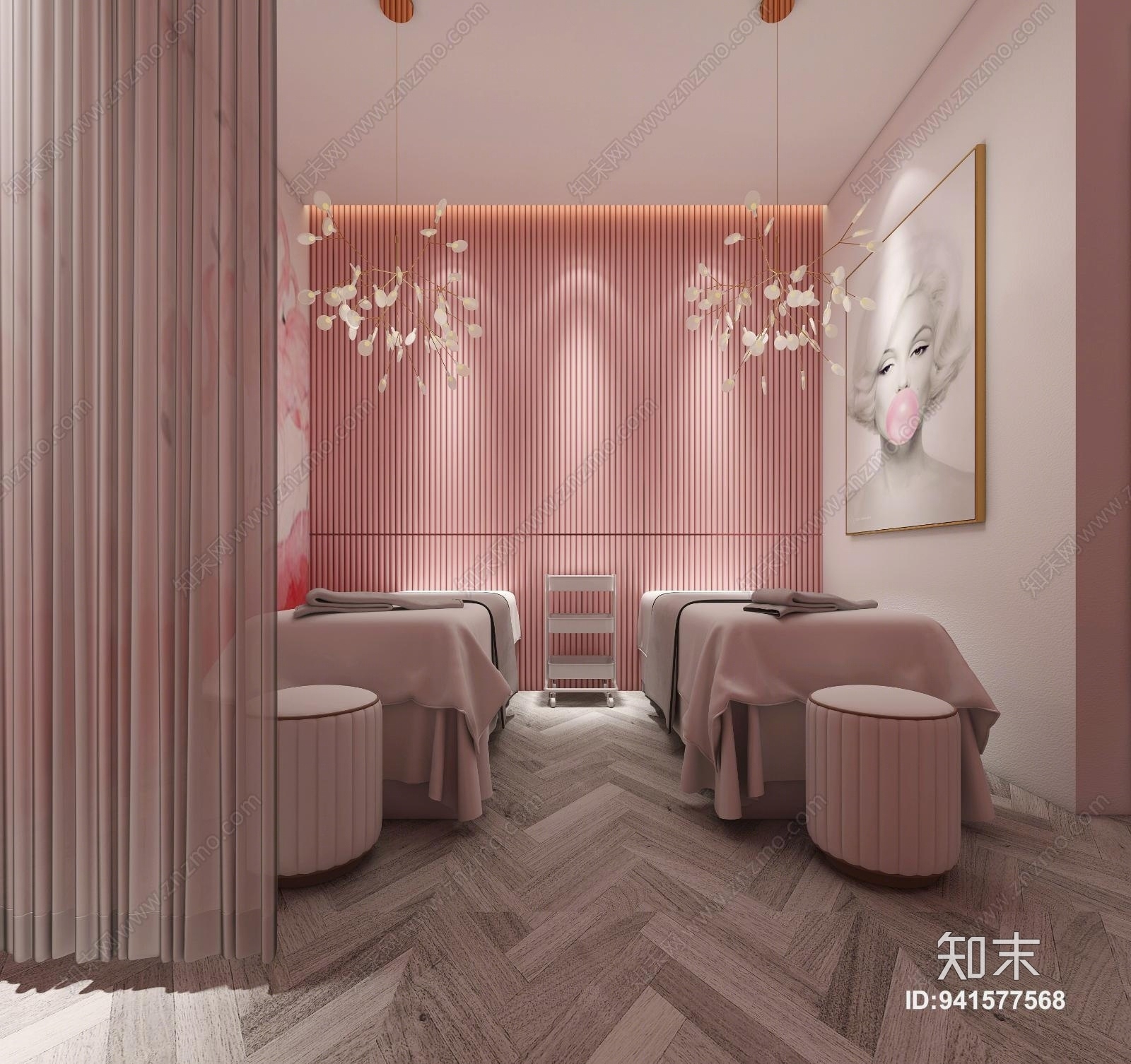 北欧美甲店3D模型下载【ID:941577568】